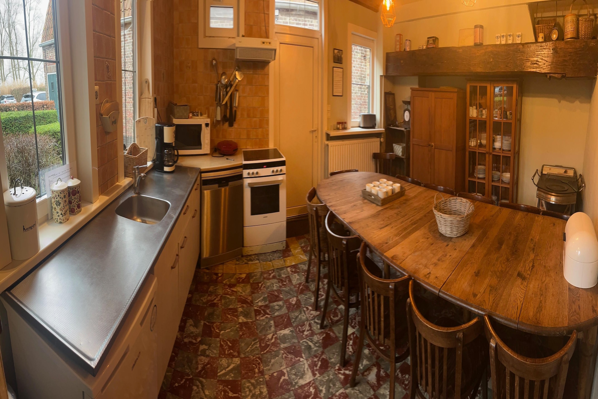 De Biezenpolder 't Groothuus-Küche