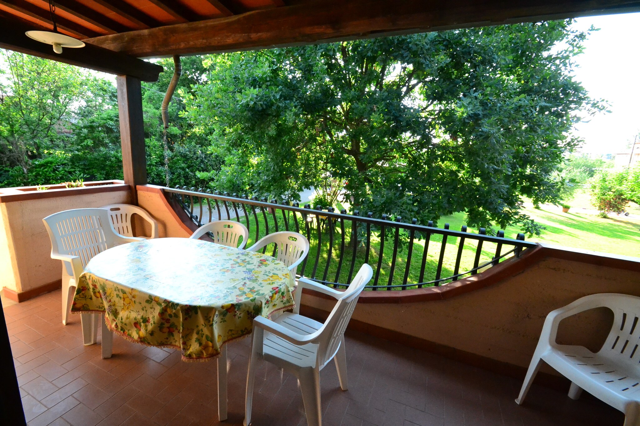 An optional utilities and service fee of EUR 100,00 will be charged before your arrival. Details are given below.<br> This modern holiday home in Massa is ideal for a family or a group. It can accommodate 6 guests and has 2 bedrooms. It has a private garden, shared with the owner, for you to unleash all the worries of the day over a cup of tea outdoors. Sea lies 1.5 km from the home if you wish to enjoy a day out in the open. For your convenience, the restaurants, supermarkets, and town center are 100 m from the stay. The towns of La Spezia, Lucca, Pisa, Montecatini Terme, Pistola, and Firenze are nearby and great for day trips. To enjoy the evenings, sit out with your dear ones in the shared garden with a glass of wine. This home offers a trampoline, a high chair, and a childrenÃ‚'s bed for the little ones. Parking is in place for your convenience. Pisa airport is 54.7 km away. Guests can be checked in between 3-6 PM and check-out from 9-10 AM.
the house is not heated <br><b> Optional Utilities & Service Package </b><br><b> An optional utilities and service package of EUR 100,00 </b> can be selected prior to your arrival. You will receive a separate communication with the payment link should you wish to include it.<br>This package ensures a seamless stay and conveniently covers services such as final cleaning, utility consumption, service support, and protection against minor damages or incidental costs during your stay.<br>Guests who prefer may manage these services independently, provided the property is returned in good order at check-out.