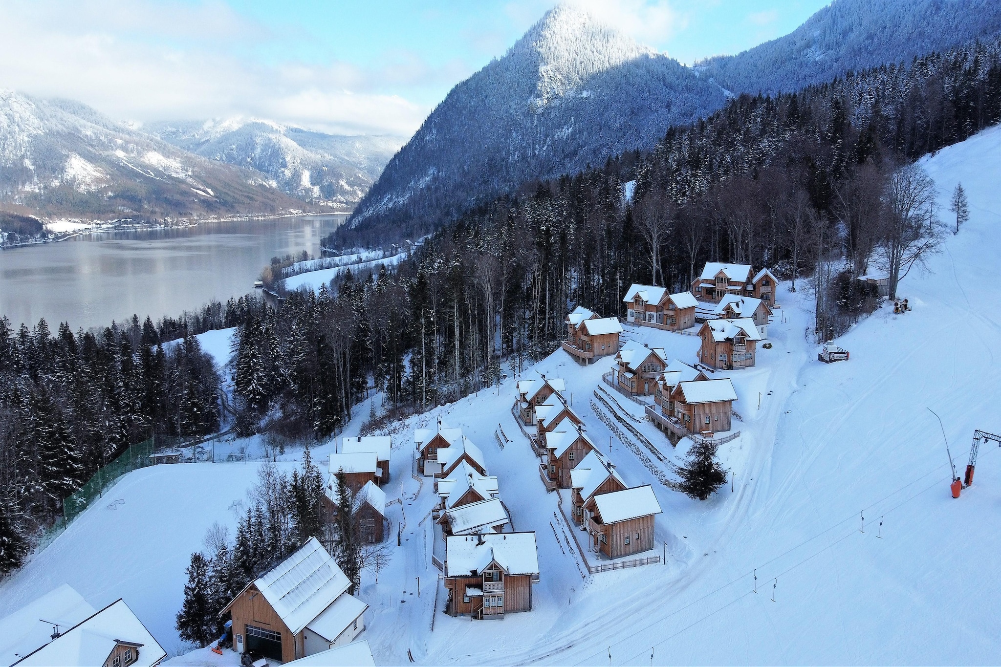 Haus Toplitzsee 2 - Außenbereich Winter