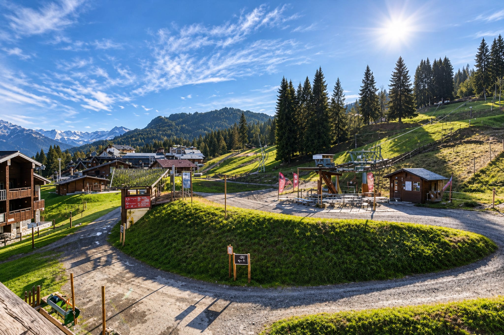 Grand Tetras N°212 - 2P5 - Areas within 1km in summer