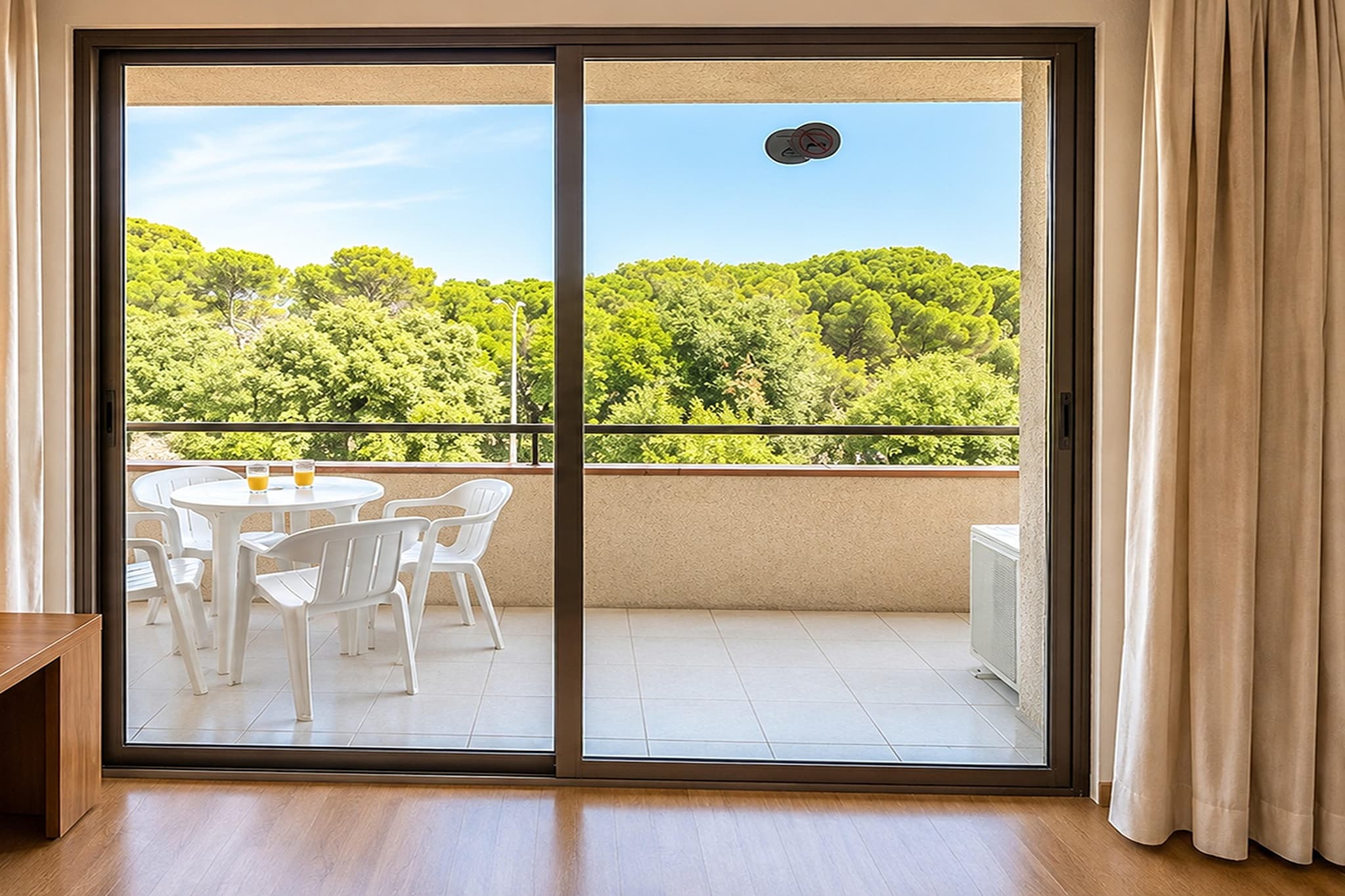 Apartamento C en Pals con piscina y vistas - Terrace balcony