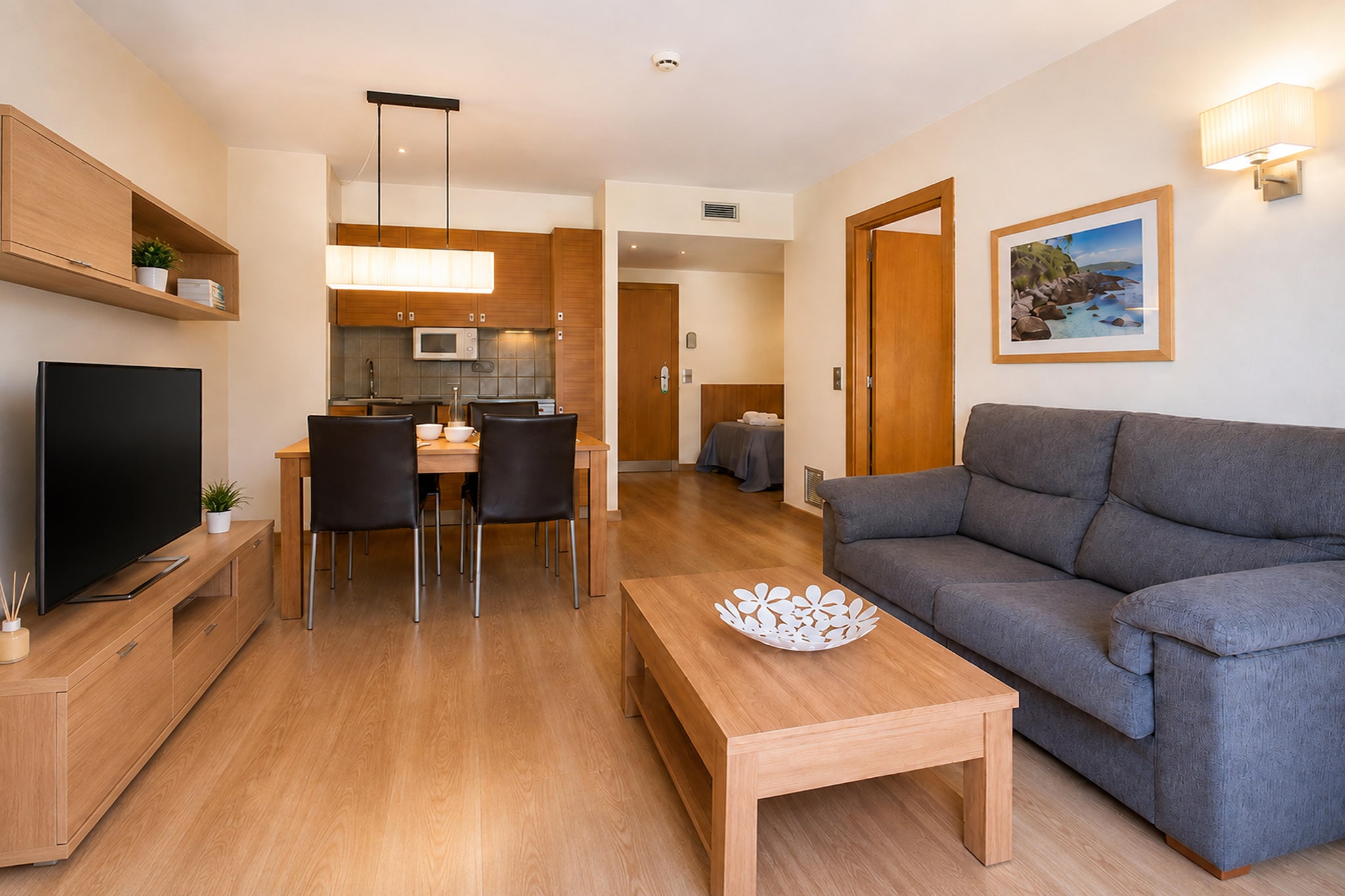 Apartament with views superior D - Living room