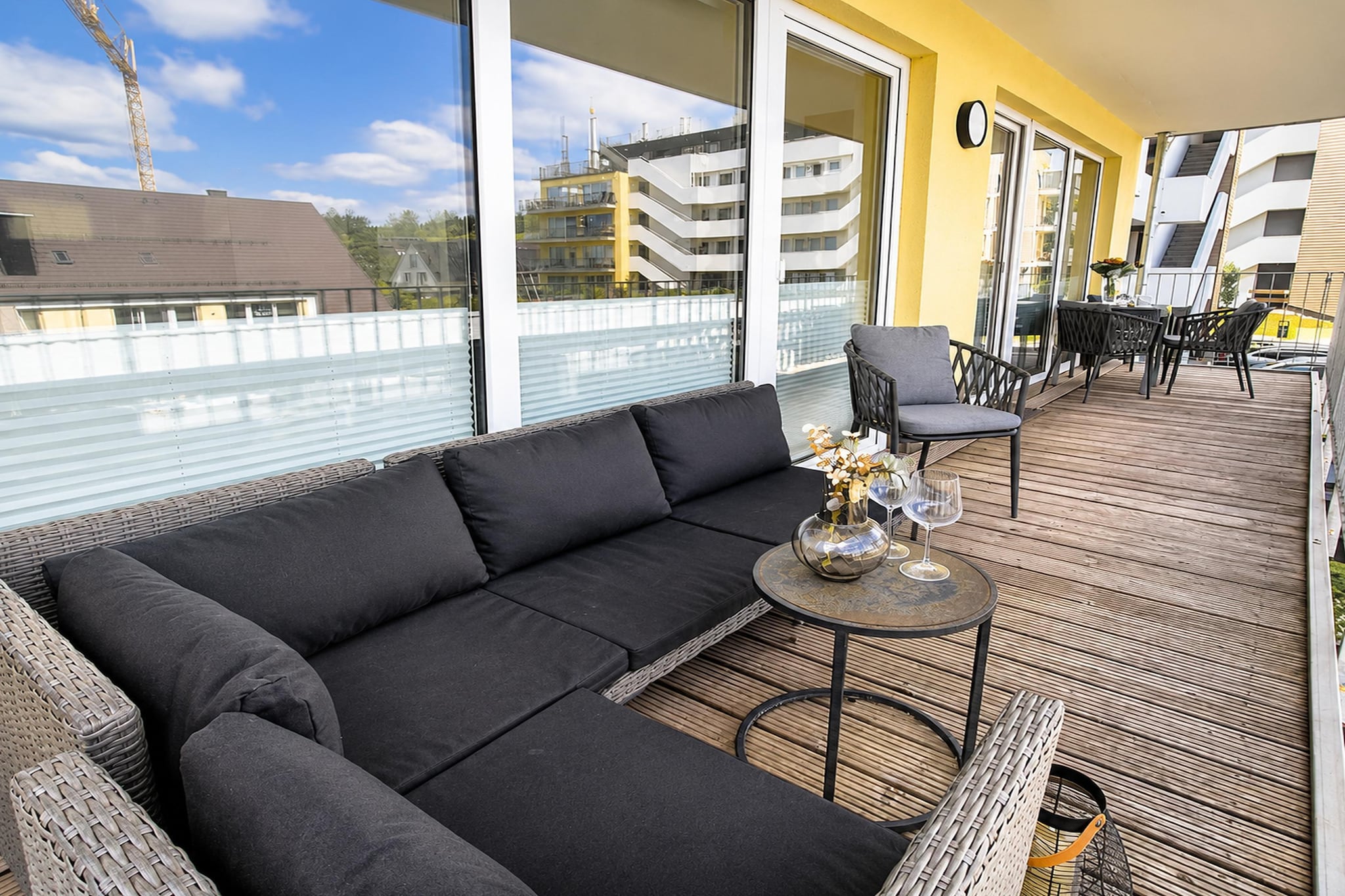 1 SZ/4 P- Winterberg Appartement 21140 - Terrasbalkon