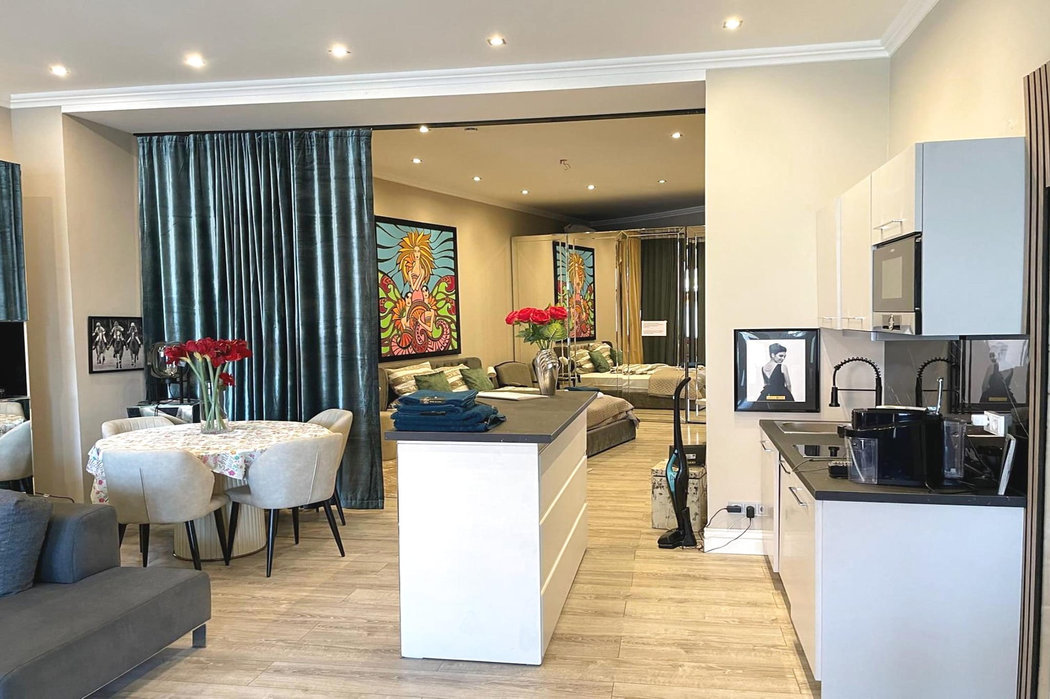 Verde Design Apartment - Keuken