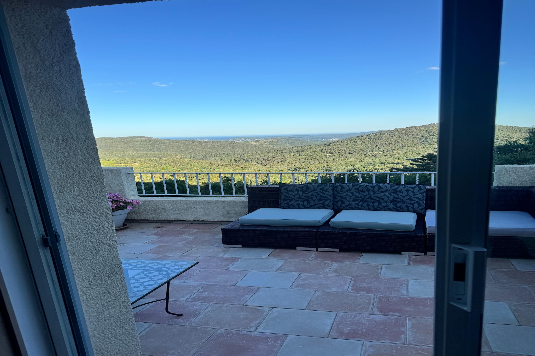 Maison de campagne avec piscine chauffée - Terrasse