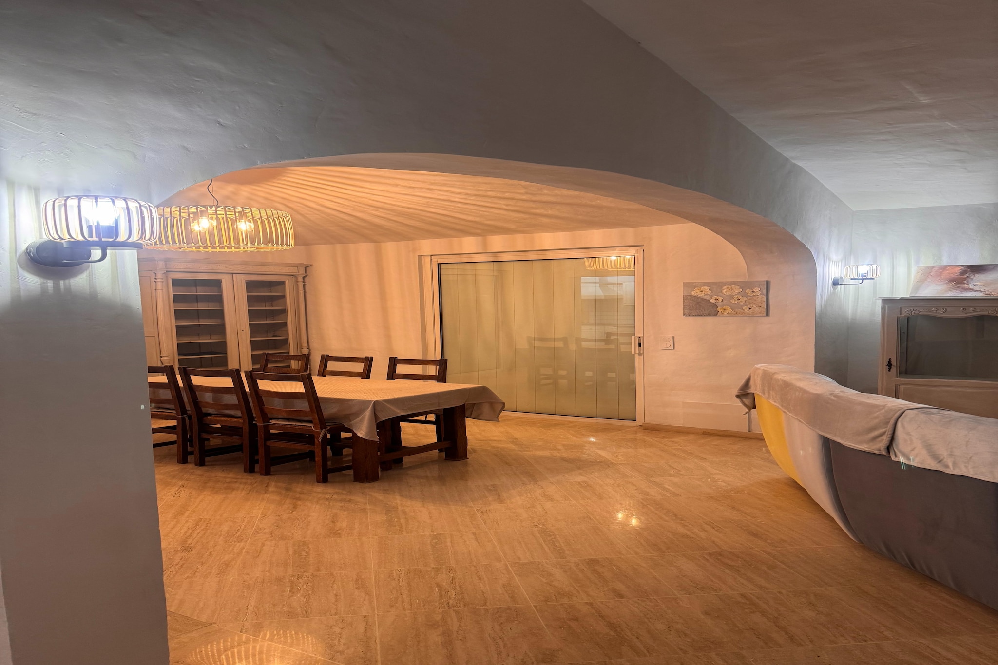 Maison de campagne avec piscine chauffée - Salon
