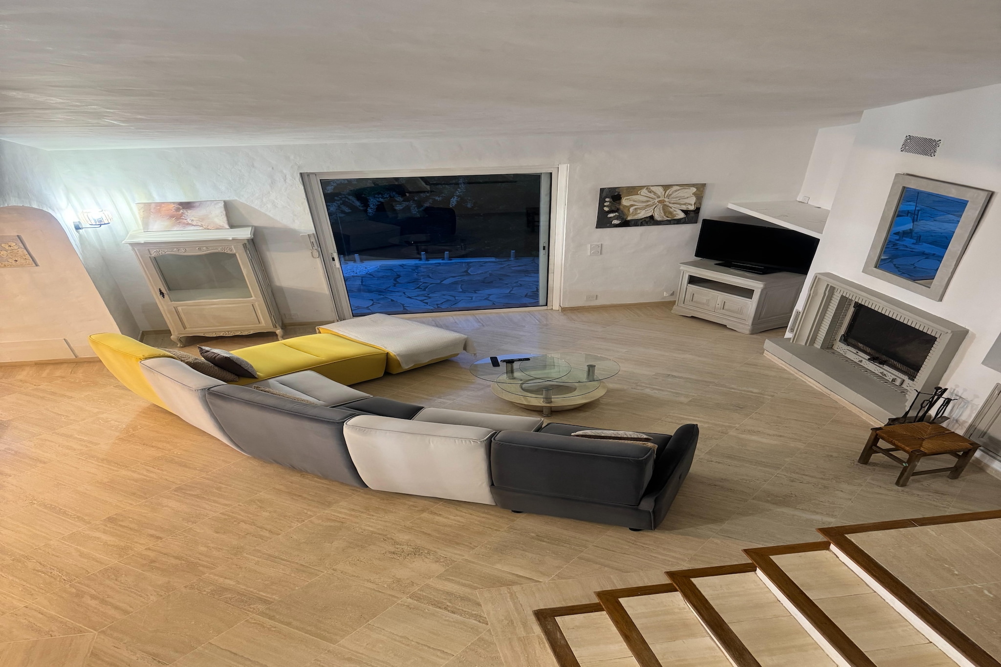 Maison de campagne avec piscine chauffée - Salon