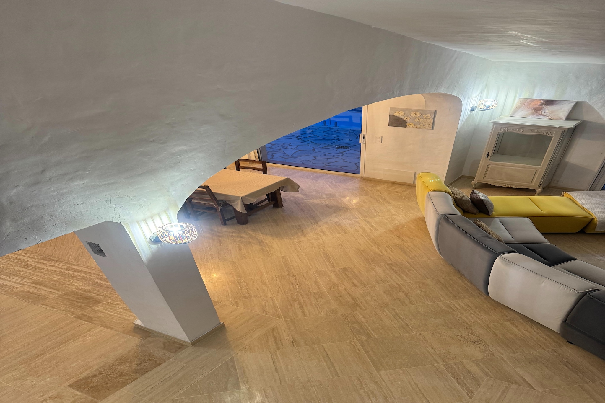 Maison de campagne avec piscine chauffée - Salon