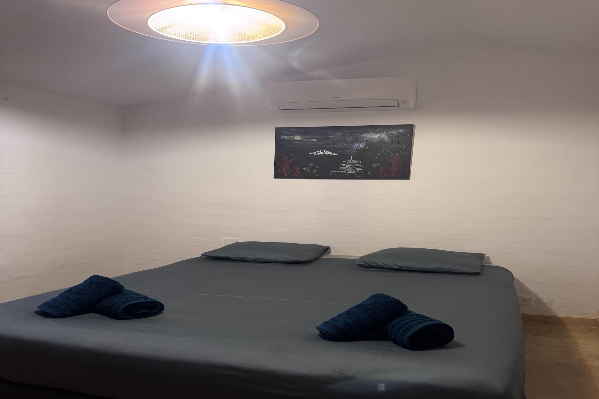Maison de campagne avec piscine chauffée - Chambre