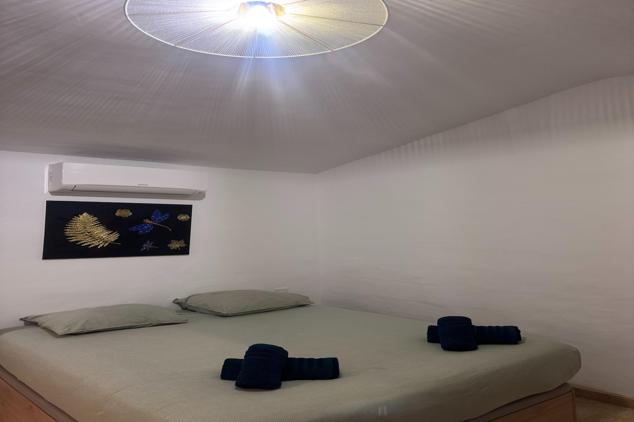 Maison de campagne avec piscine chauffée - Chambre