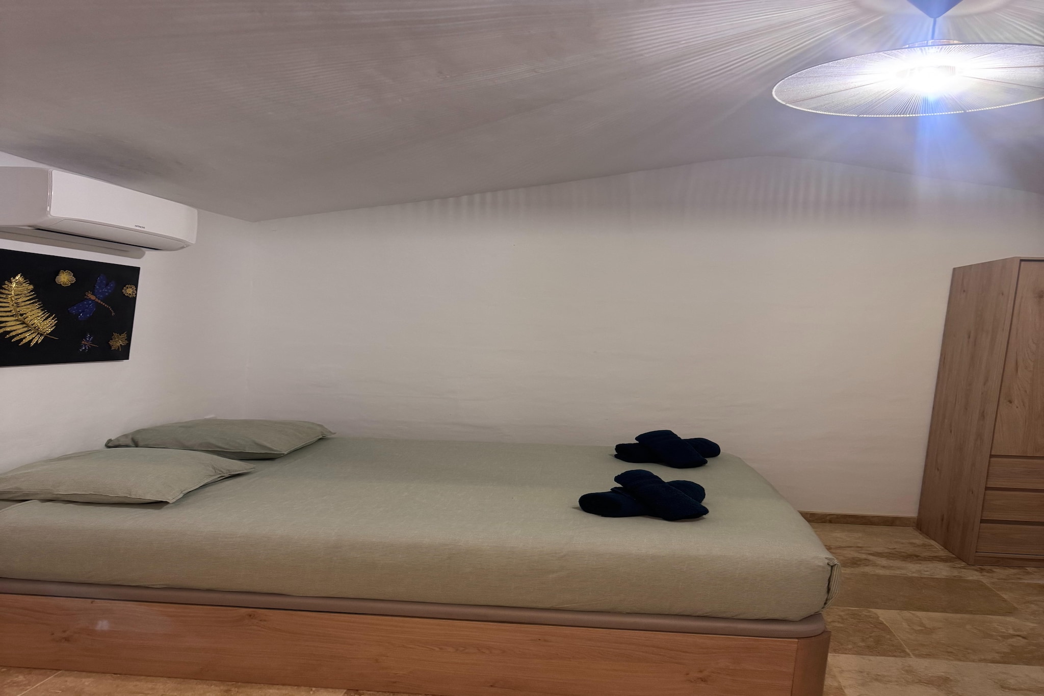 Maison de campagne avec piscine chauffée - Chambre