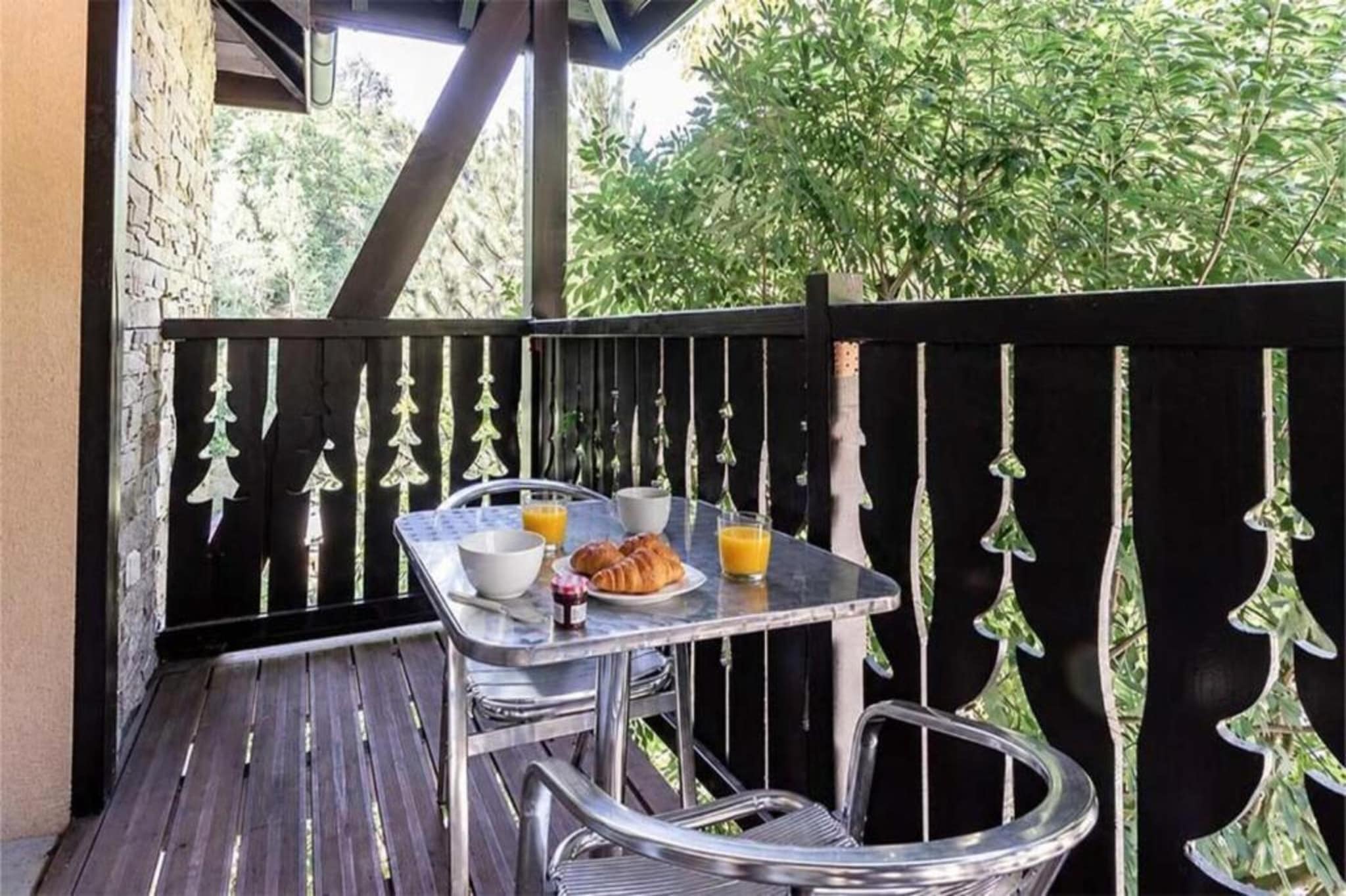Les Chalets d'Ax N°206 - 2P6C - Terrasbalkon