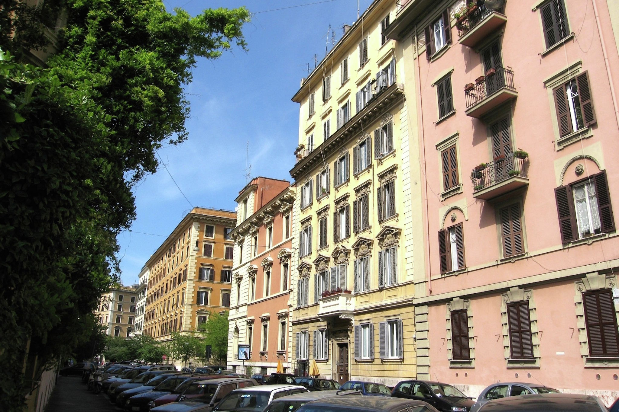 Modernes Appartement in Rom mit Blick auf die Stadt