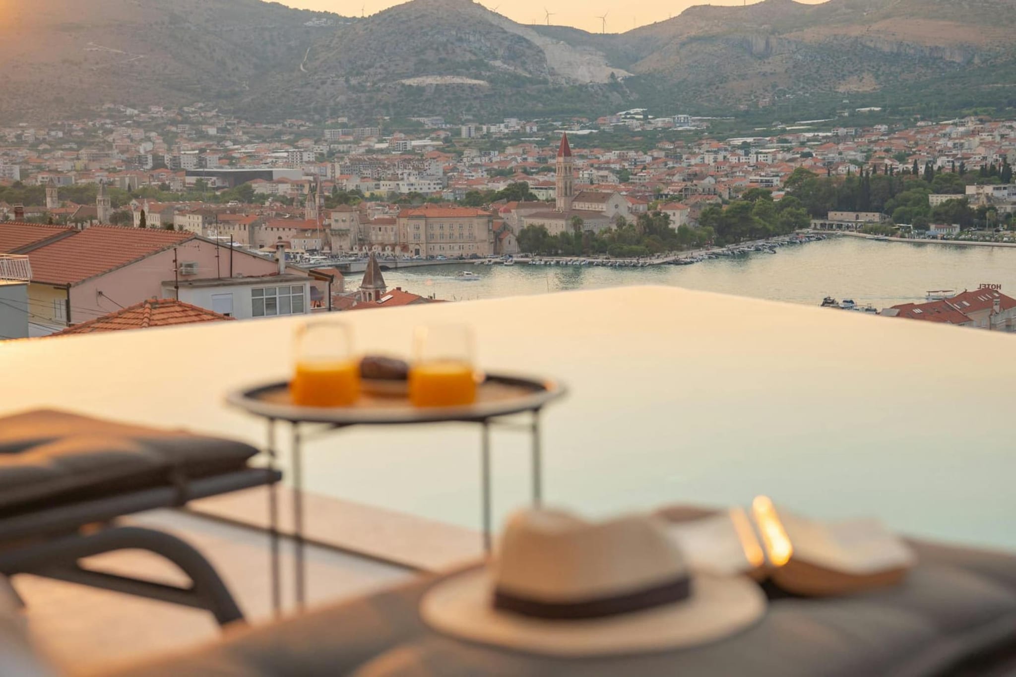 Velvet View Villa - View in summer