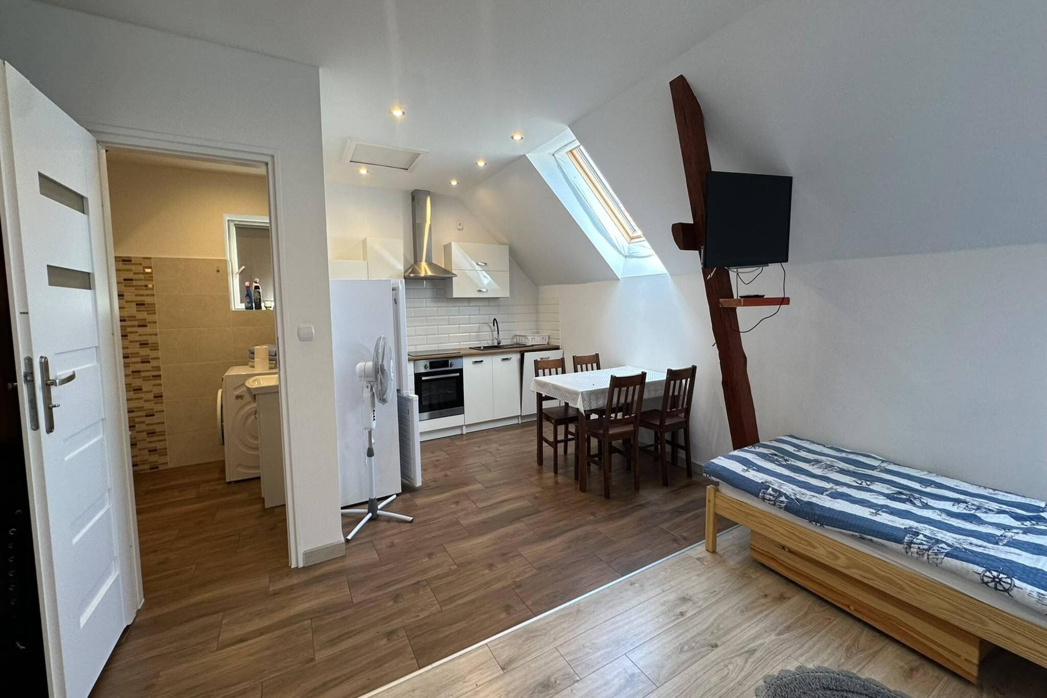 Apartament wakacyjny 2 z pralką Noskowo - Schlafzimmer