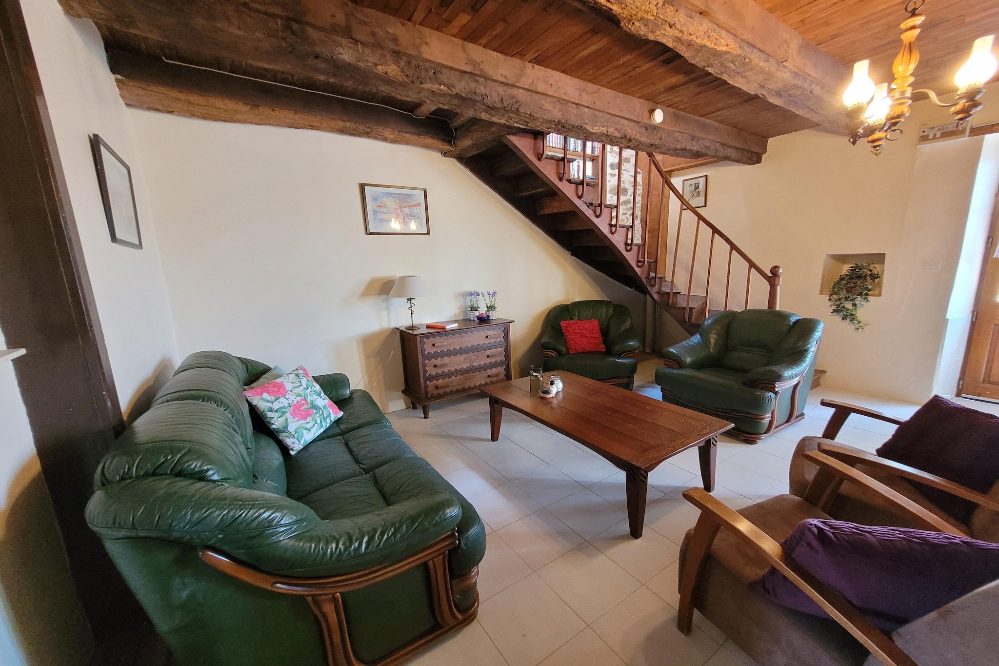 Gite La Vigne - Woonkamer