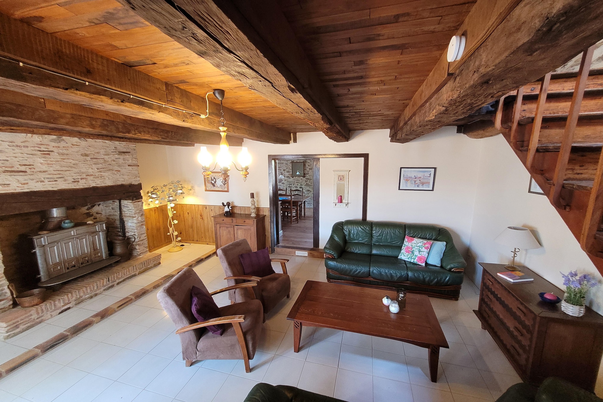 Gite La Vigne - Woonkamer