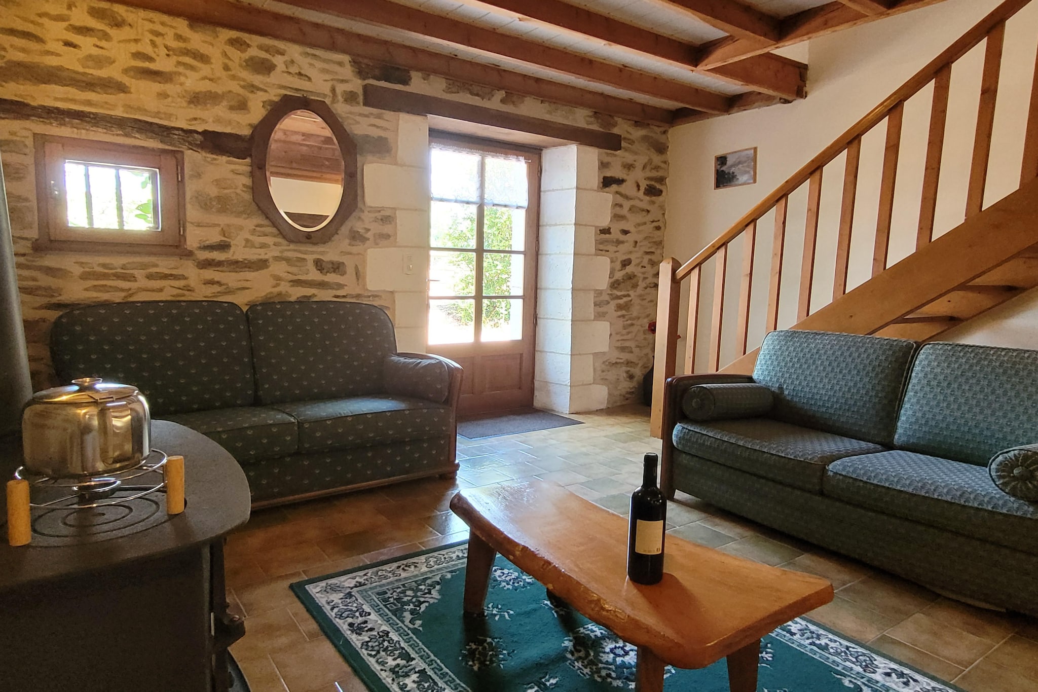 Gite La Cave - Woonkamer