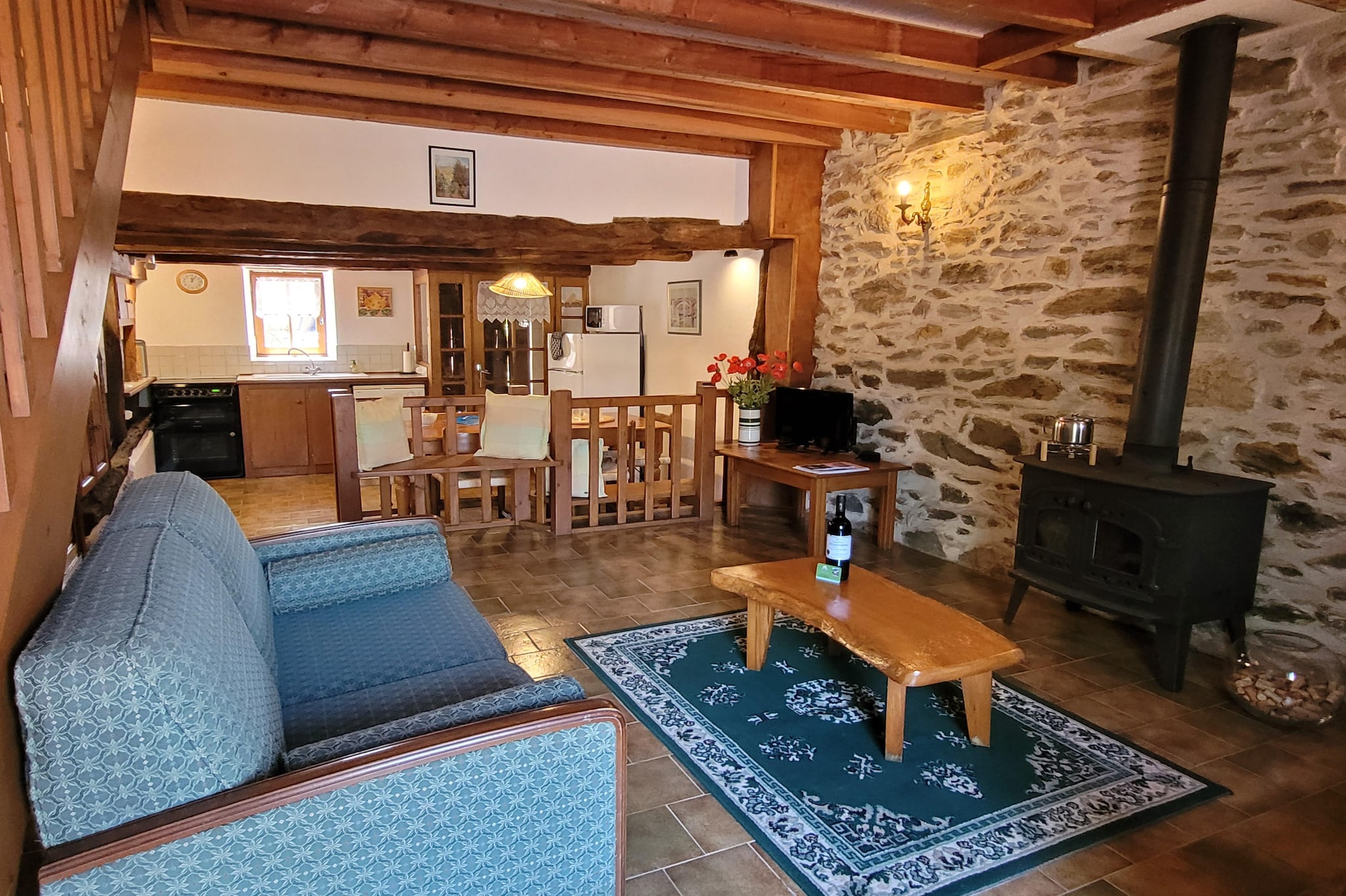 Gite La Cave - Woonkamer