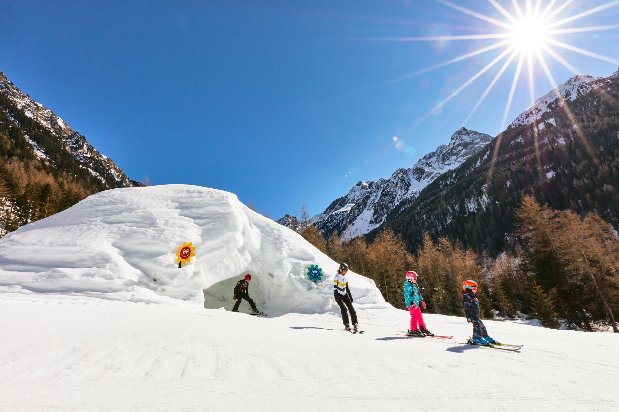 Apart Monte Vista - Gebied winter 1km