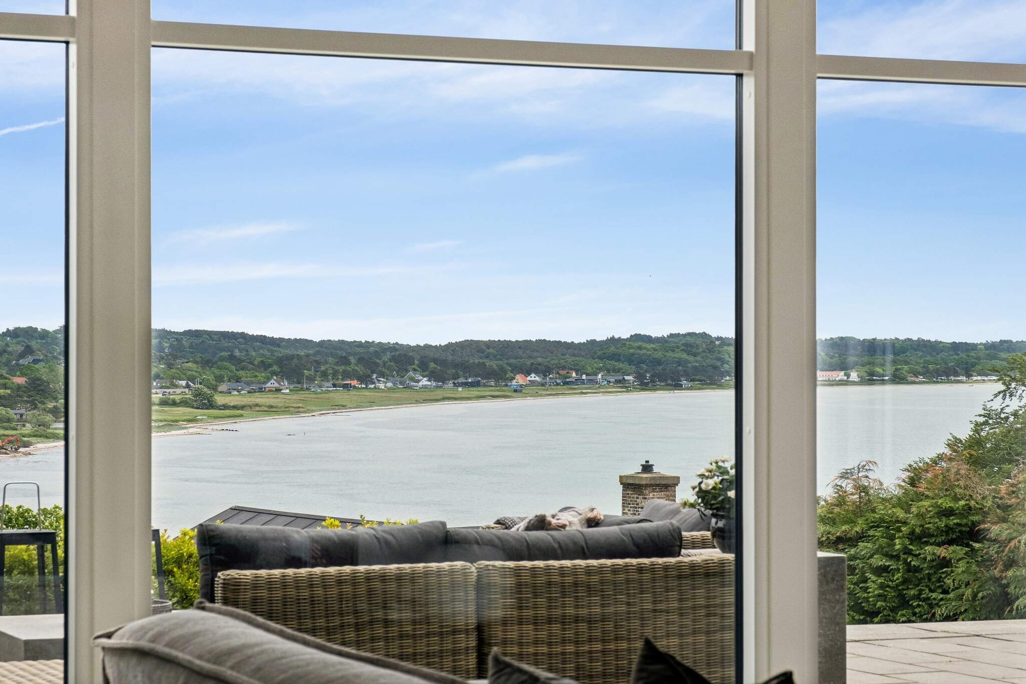 5 sterren vakantie huis in Ebeltoft - Waterzicht