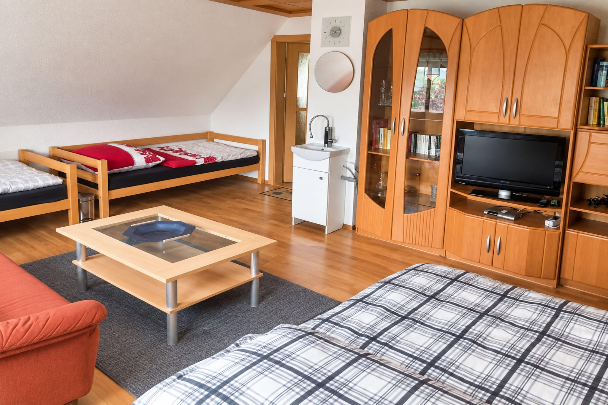 Gruppenhaus – Sauna Kamin & Wintersport - Woonkamer