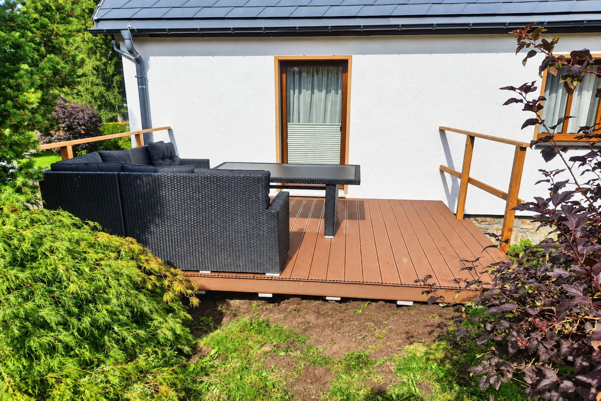 Gruppenhaus – Sauna Kamin & Wintersport - Terrasbalkon