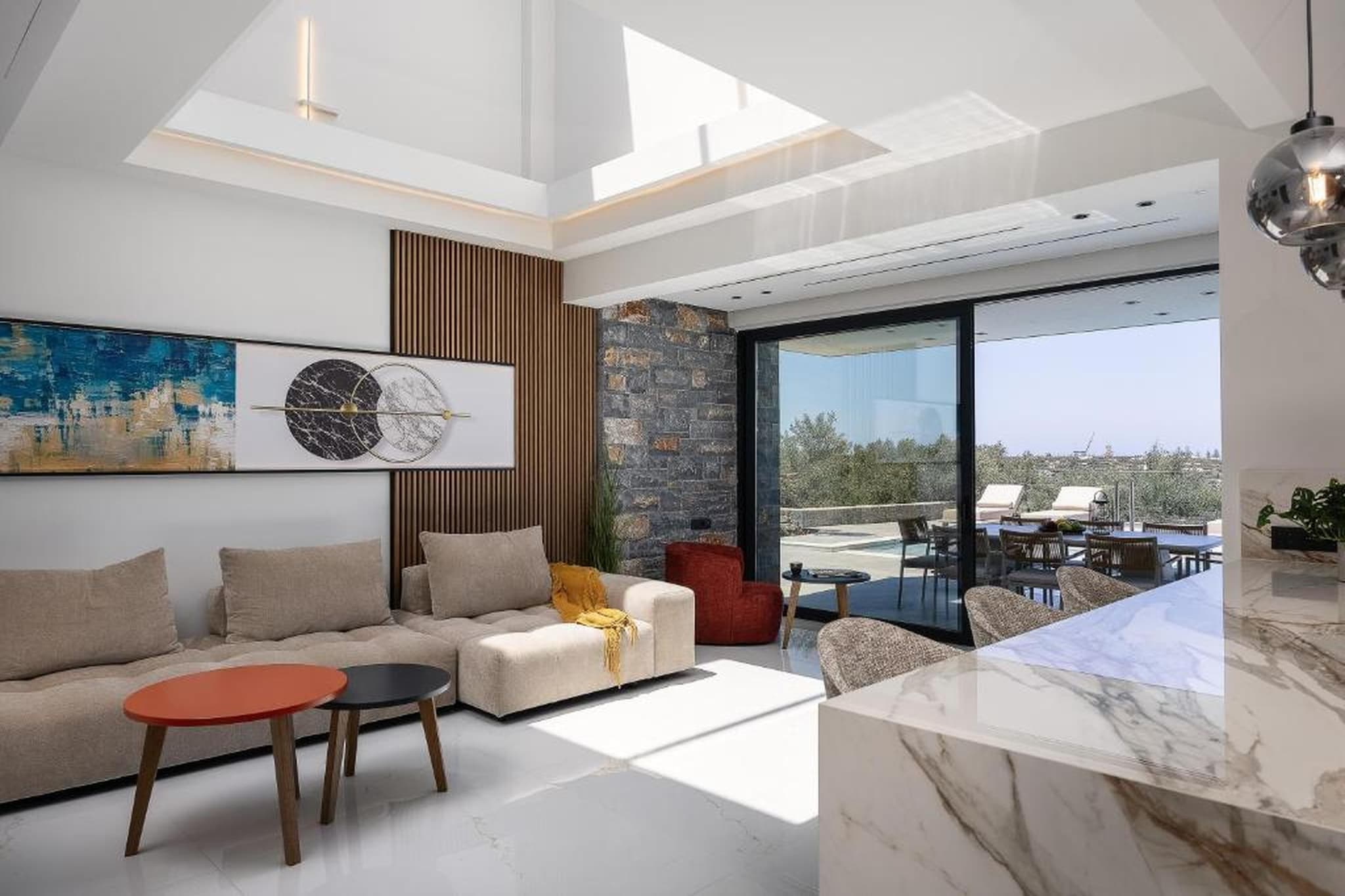 MT7 Panoramic Sea View Villa - Woonkamer