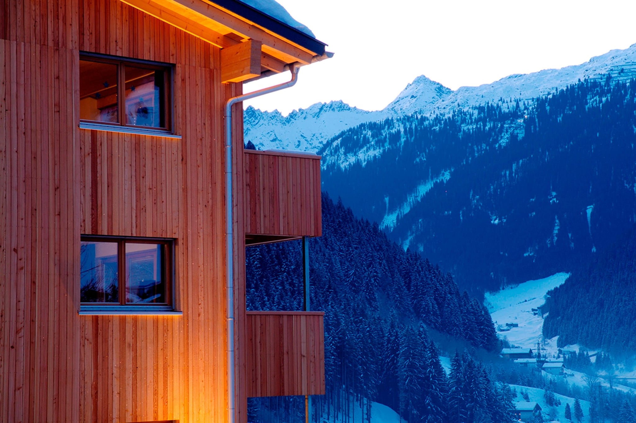 Montafon Chalets - Exterior in winter