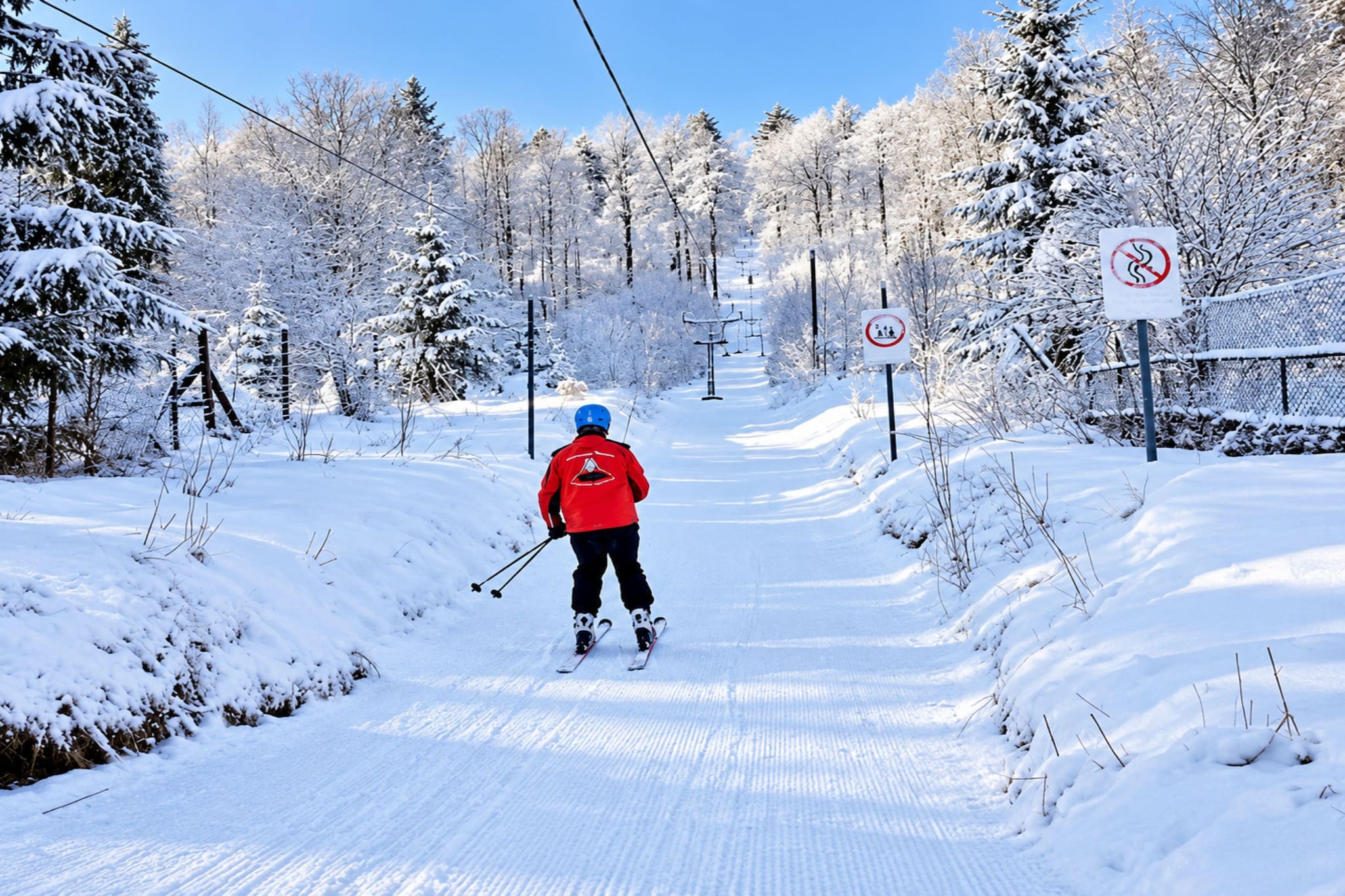 Ferienhaus Lieselotte im Herzen des Thüringer Waldes - Gebied winter 20km