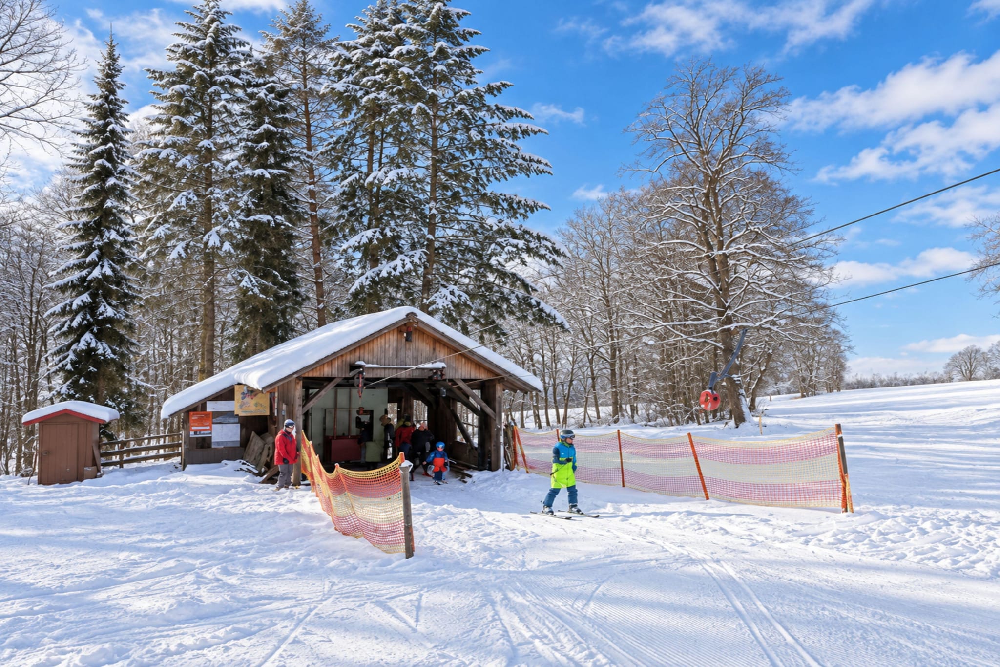 Ferienhaus Lieselotte im Herzen des Thüringer Waldes - Gebied winter 20km