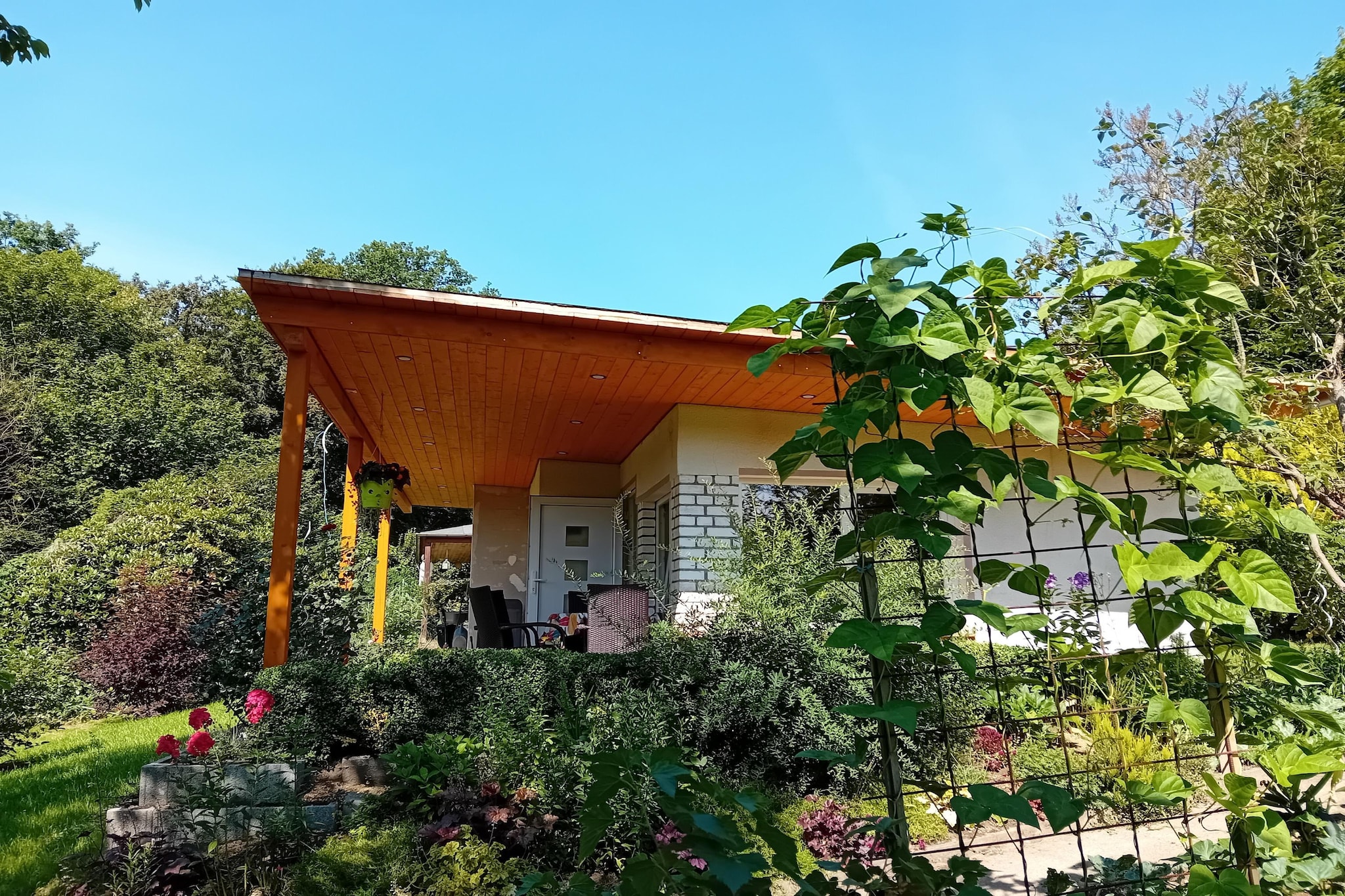 Bungalow Waldidyl im Erzgebirge - Buitenkant zomer