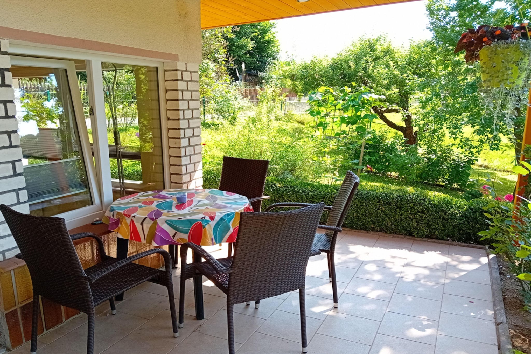 Bungalow Waldidyl im Erzgebirge - Terrasbalkon