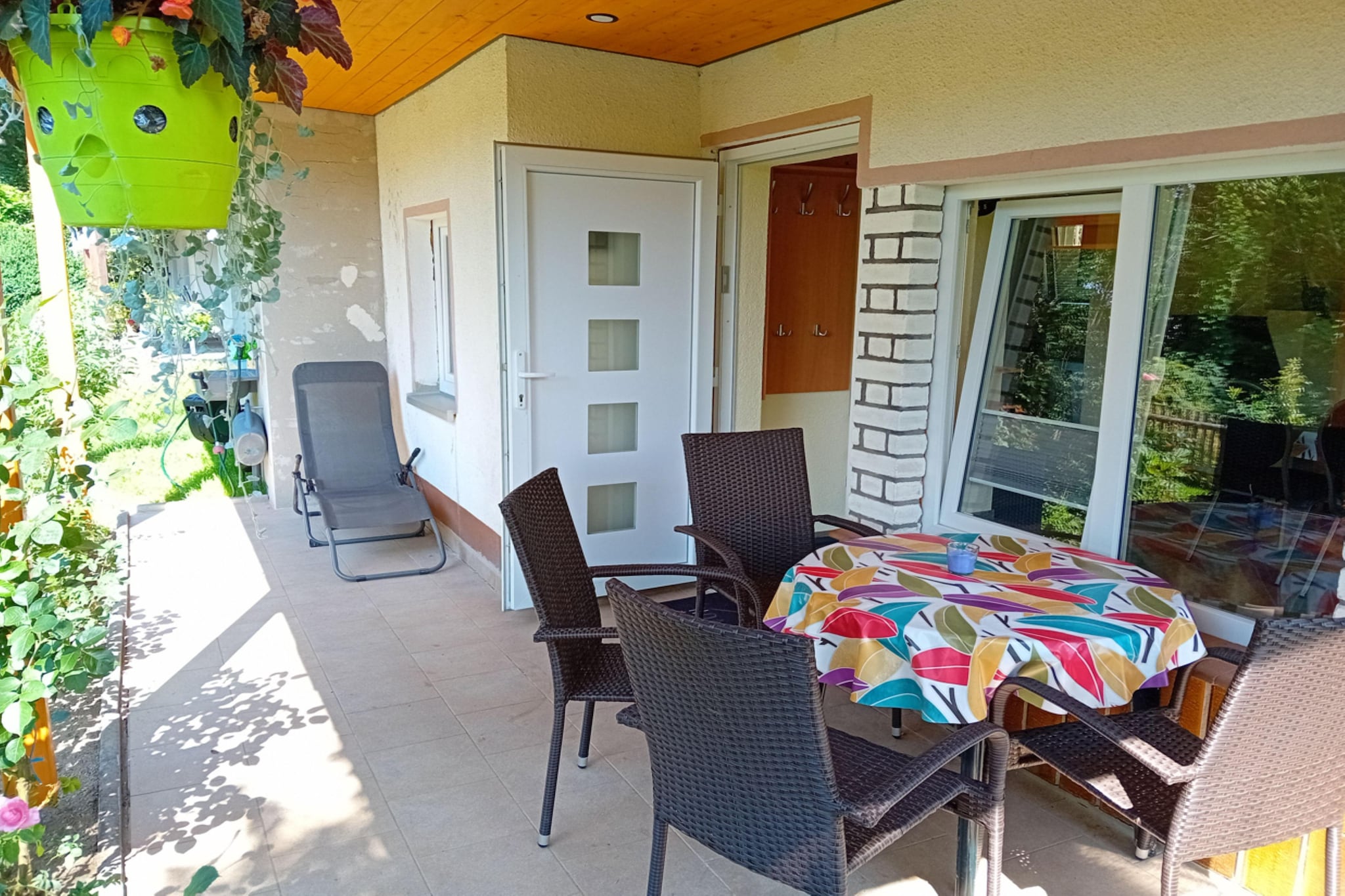 Bungalow Waldidyl im Erzgebirge - Terrasbalkon