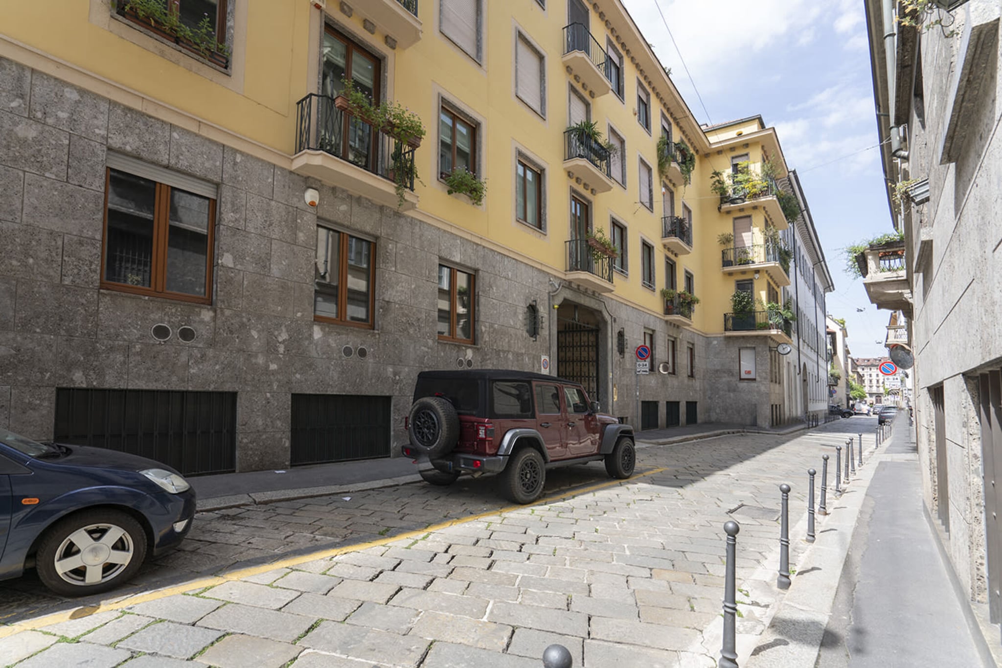 Milano Cappuccio - Areas within 1km in summer