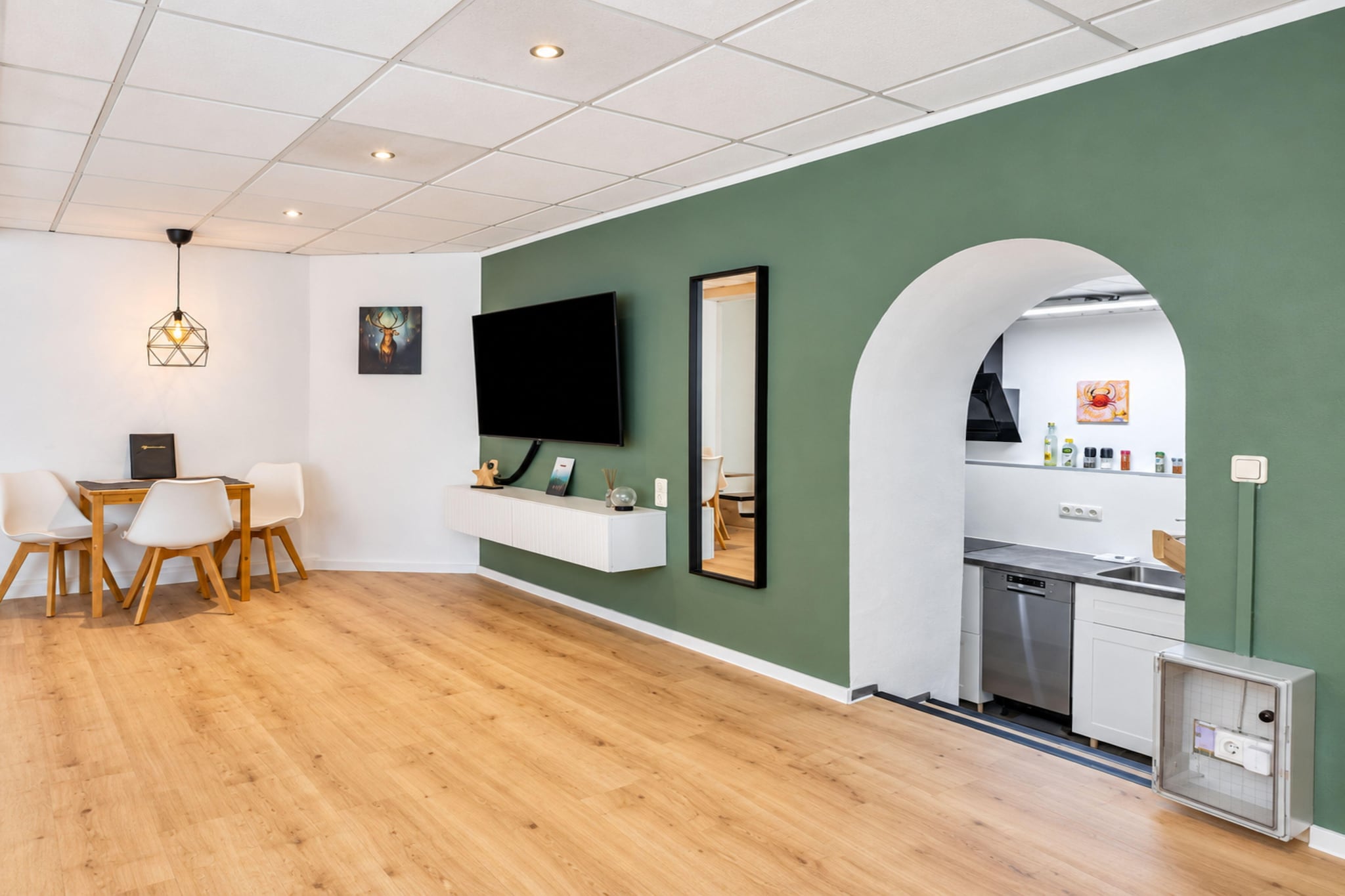 Modernes Apartment im Herzen von Thüringen - Salon