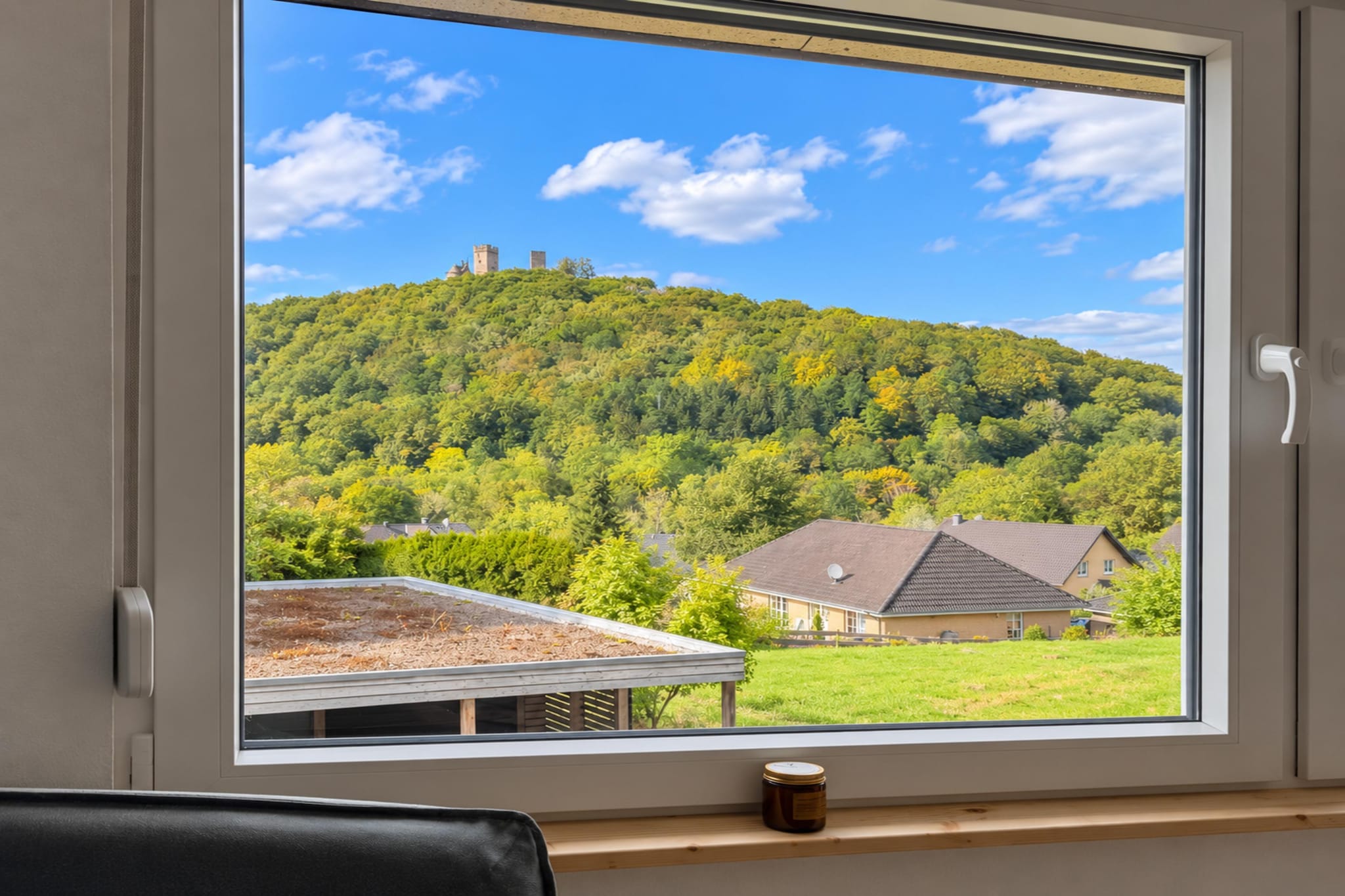 Ferienhaus Eifelglück - Uitzicht zomer