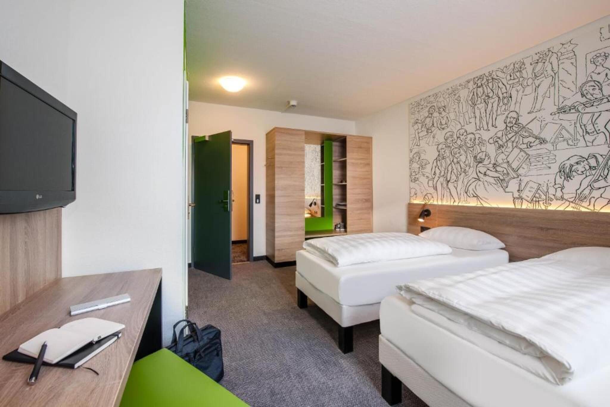 Ibis Styles Halle - Slaapkamer