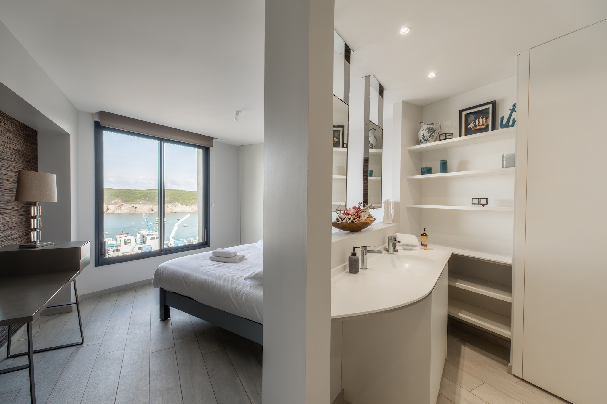 Appartement vue mer Le Conquet - Bedroom