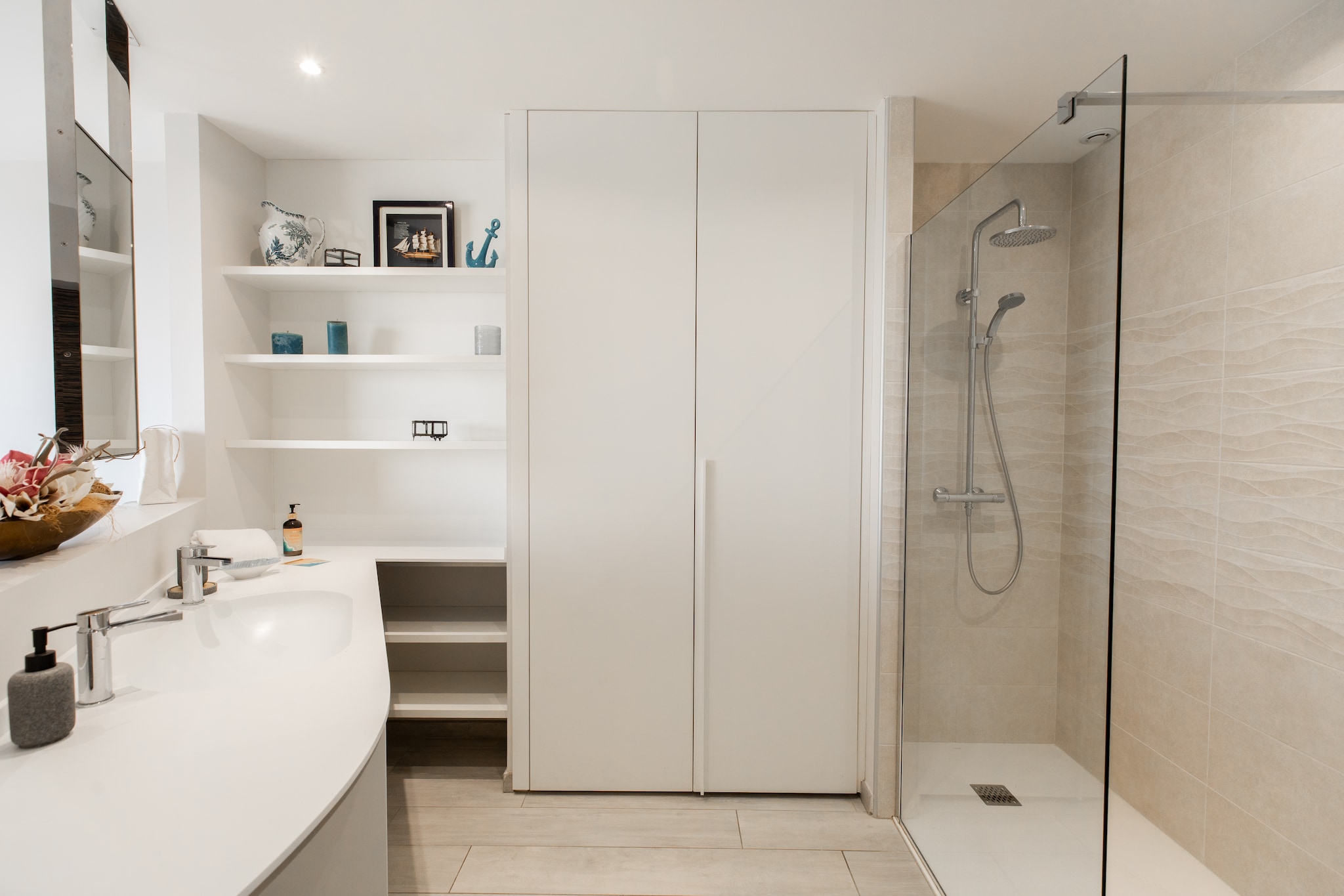Appartement vue mer Le Conquet - Bathroom
