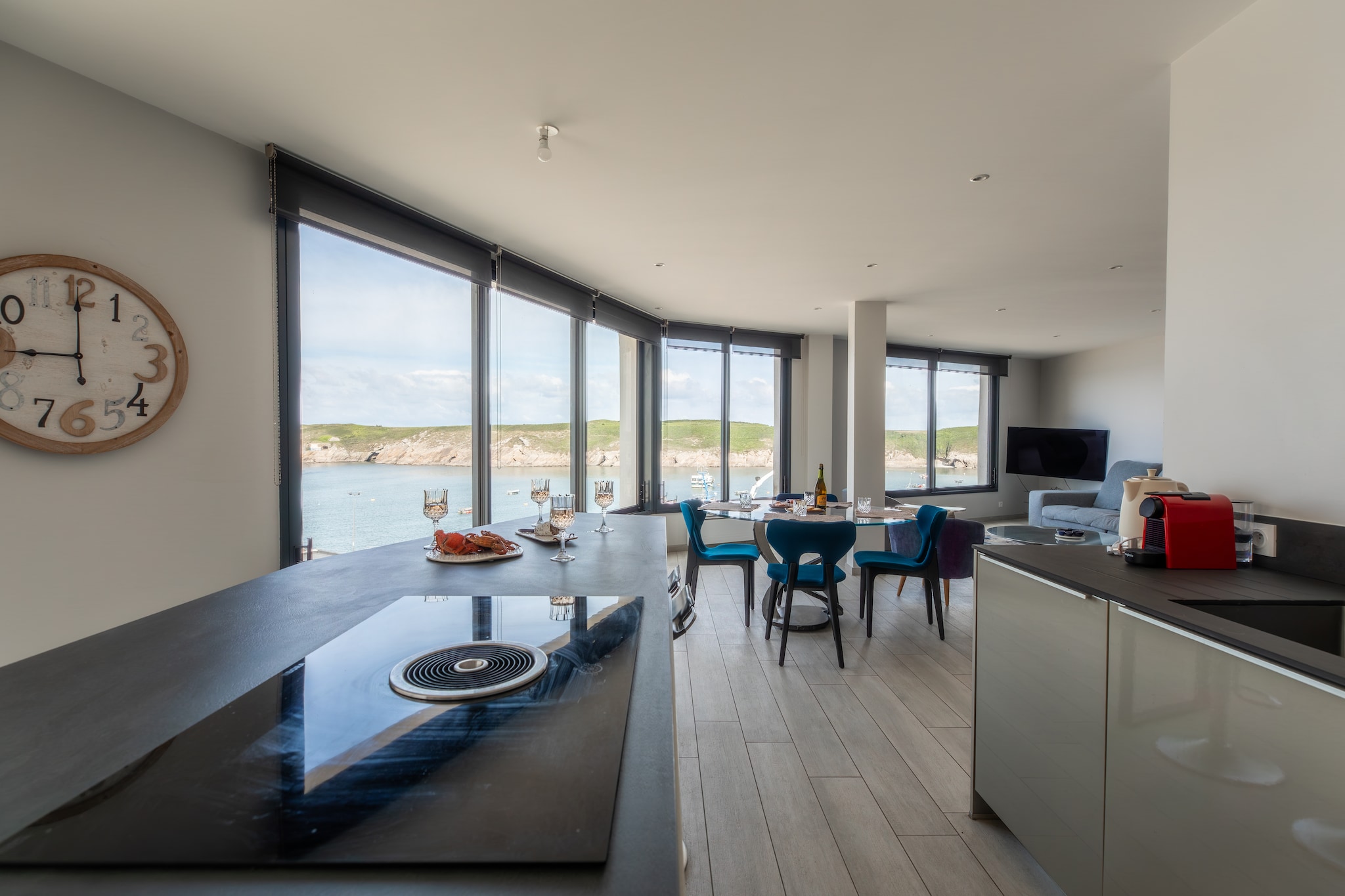 Appartement vue mer Le Conquet - Kitchen