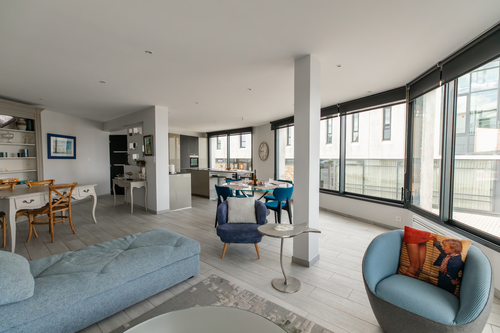 Appartement vue mer Le Conquet - Living room