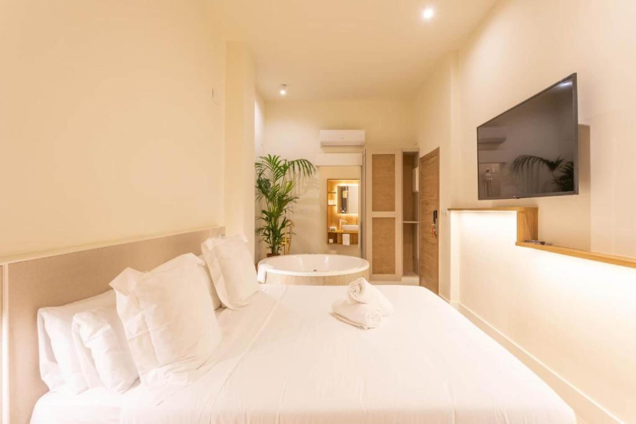 Apartamento Doble Premium con Jacuzzi - JACUZZI 4101 - Slaapkamer