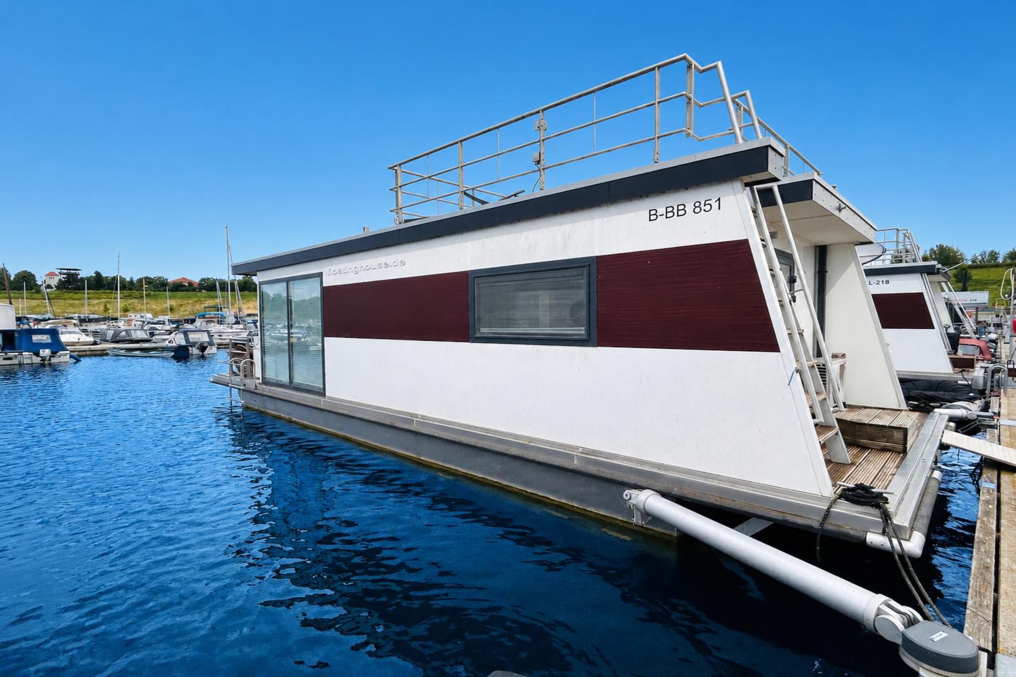 Hausboot am Geiseltalsee