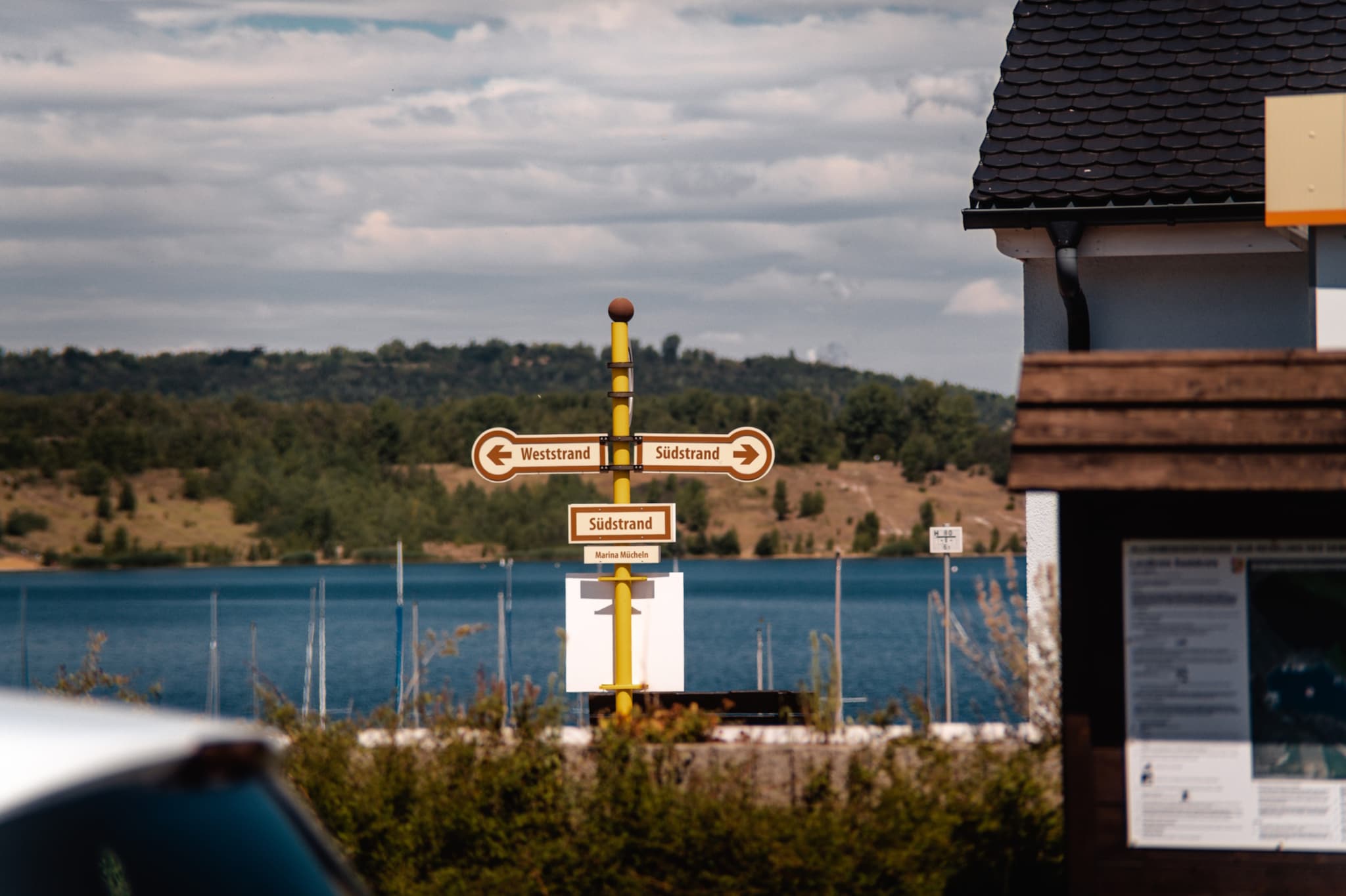 Hausboot am Geiseltalsee
