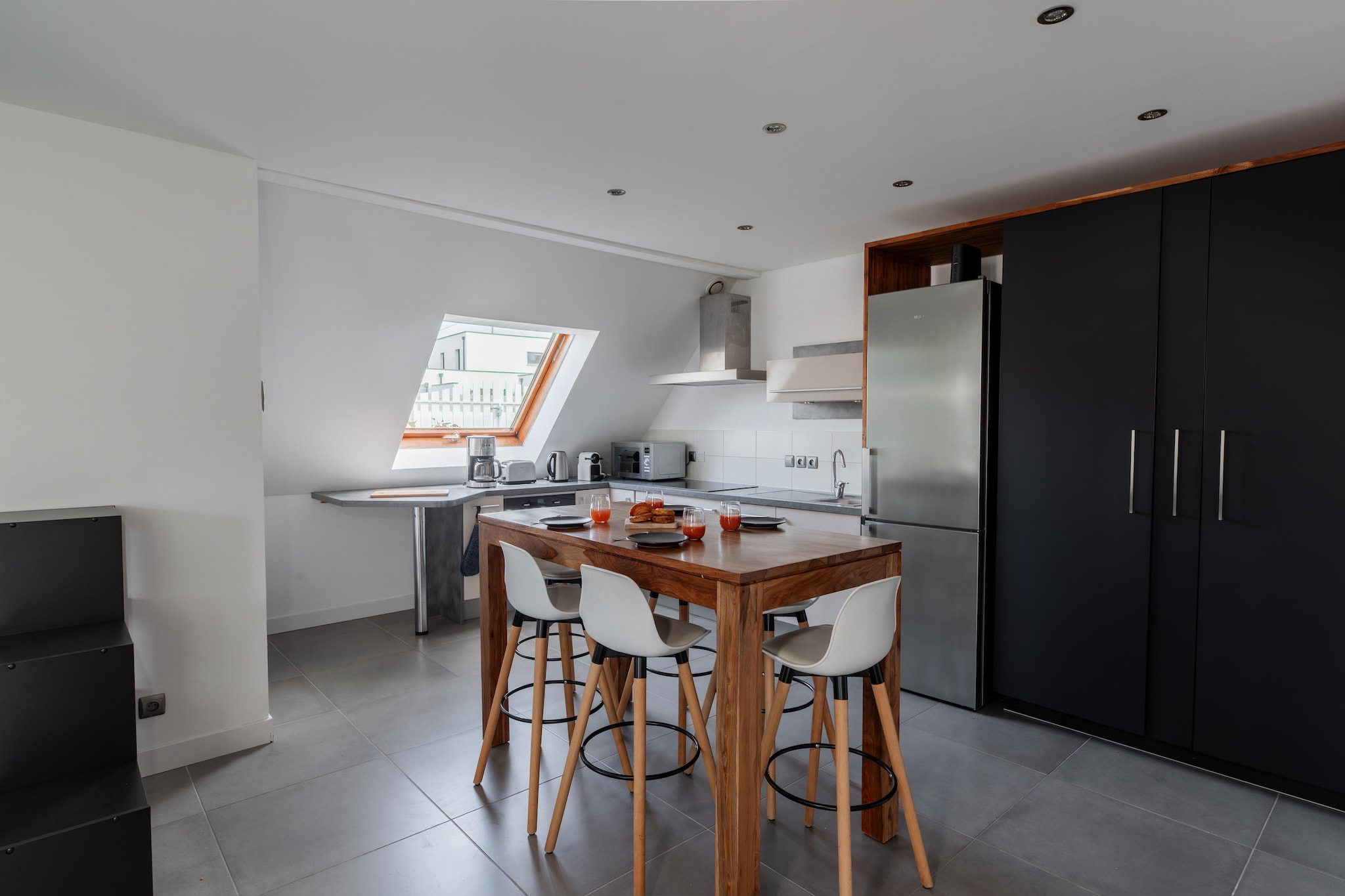 Maison de vacances moderne – à 400 m de la plage de sable à Plougonvelin - Kitchen