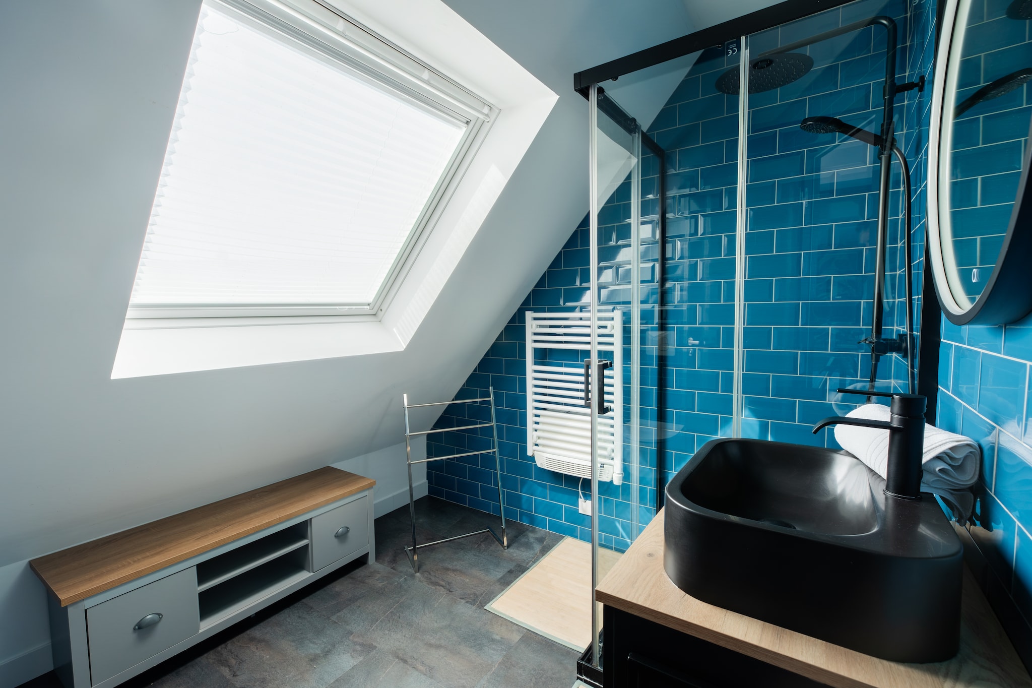 Maison de vacances moderne – à 400 m de la plage de sable à Plougonvelin - Bathroom