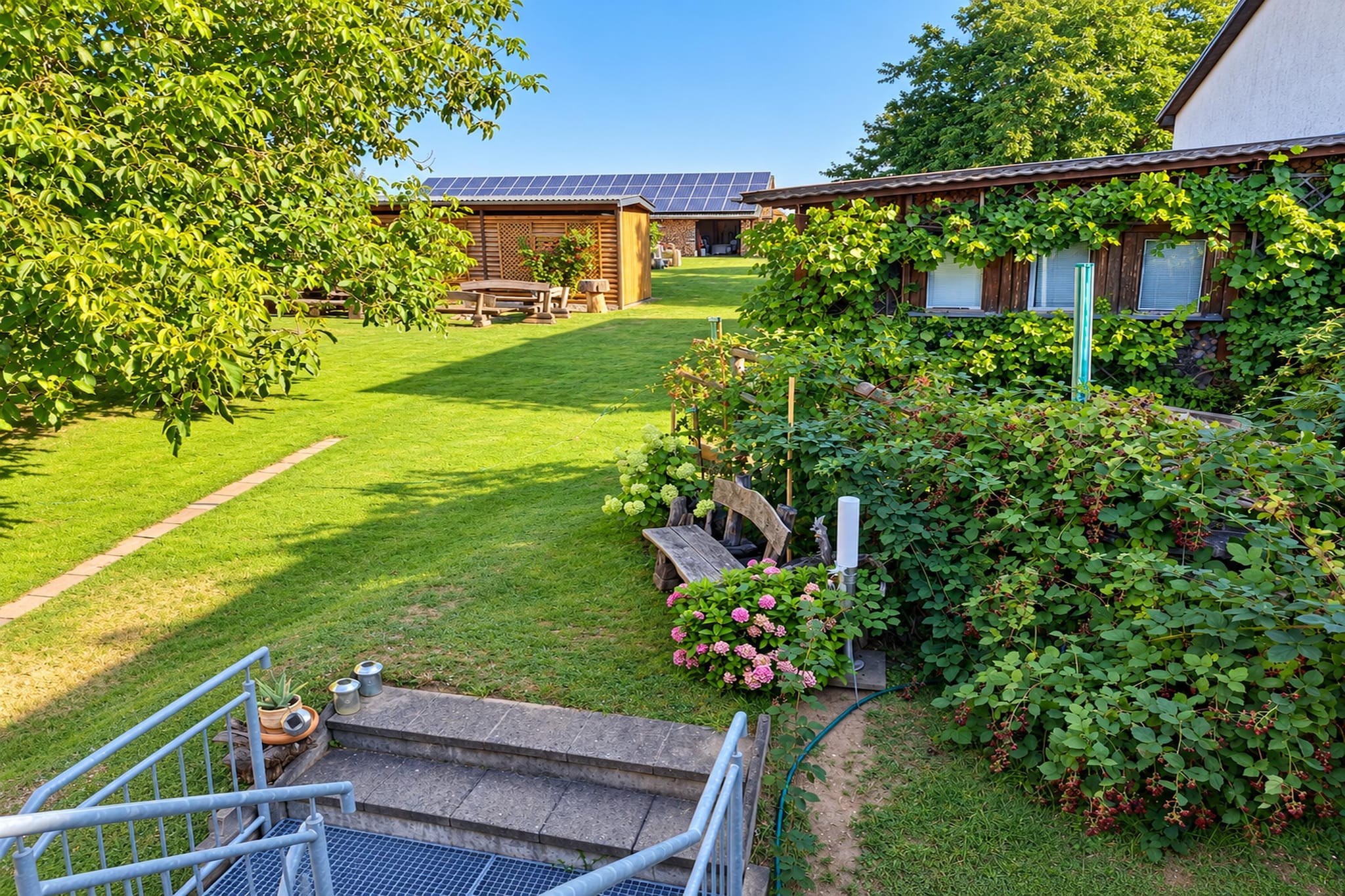 Großes Apartment im Herzen Sachsens -    Pension Sachon - Tuinen zomer