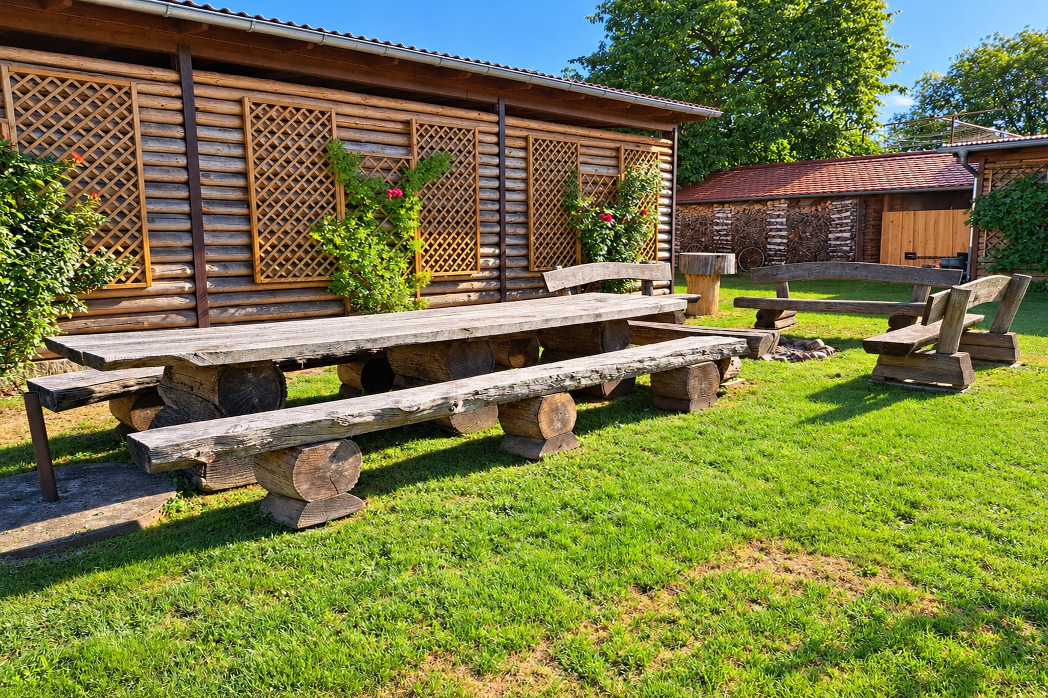 Gemütliche Auszeit im Herzen Sachsens -    Pension Sachon - Tuinen zomer