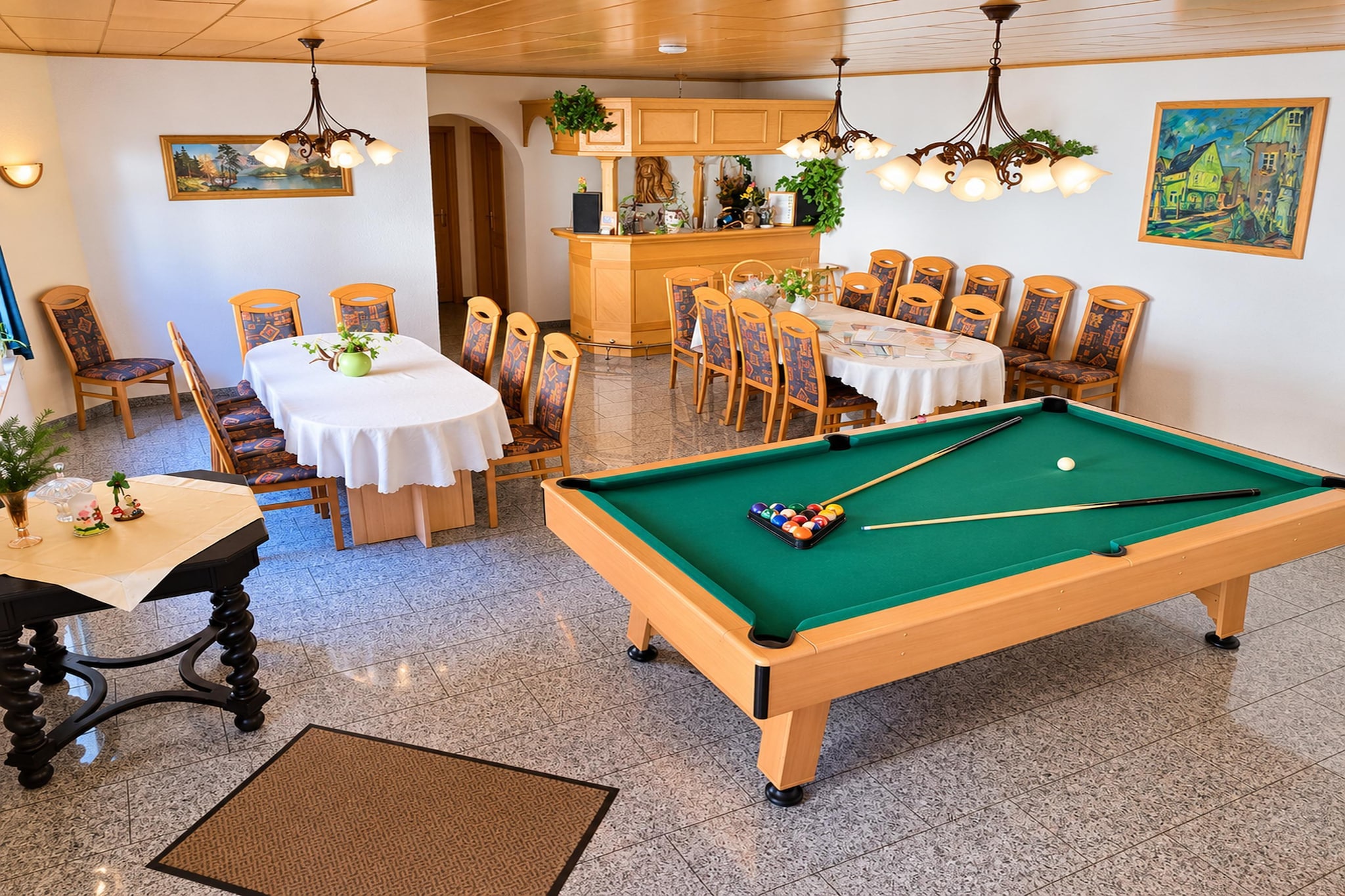 Gemütliche Auszeit im Herzen Sachsens -    Pension Sachon - Recreatieruimte